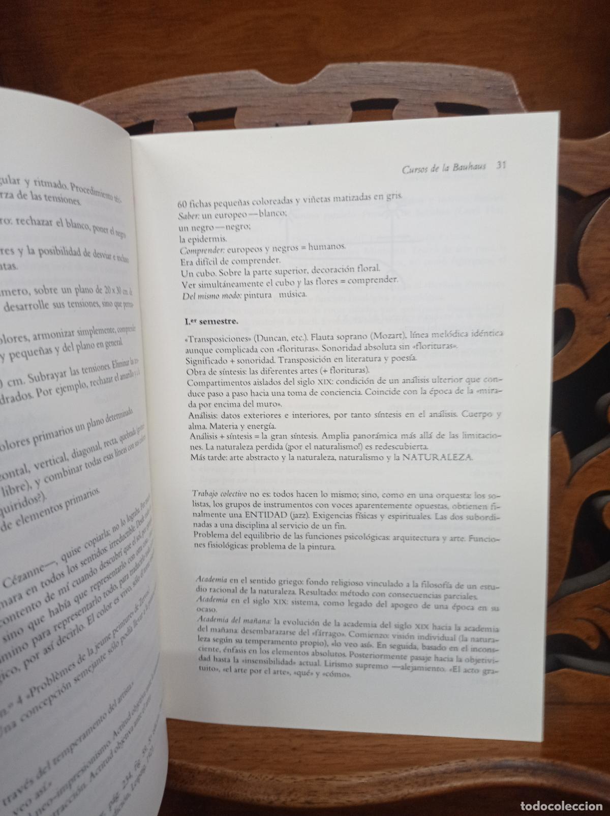 Libros de segunda mano: CURSOS DE LA BAUHAUS, WASSILY KANDINSKY. ALIANZA FORMA 1987 - Foto 2