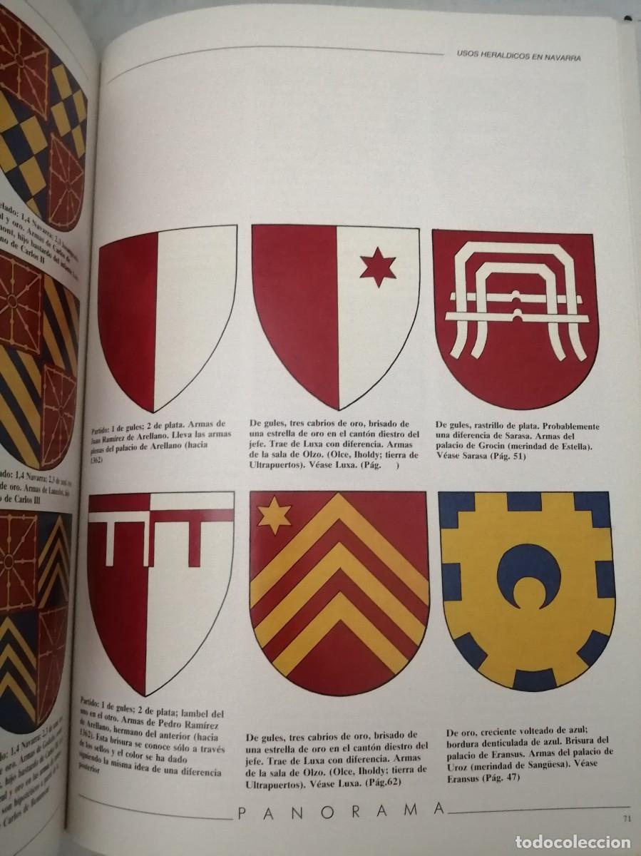 Libros de segunda mano: Usos her&aacute;ldicos en Navarra - Foto 3