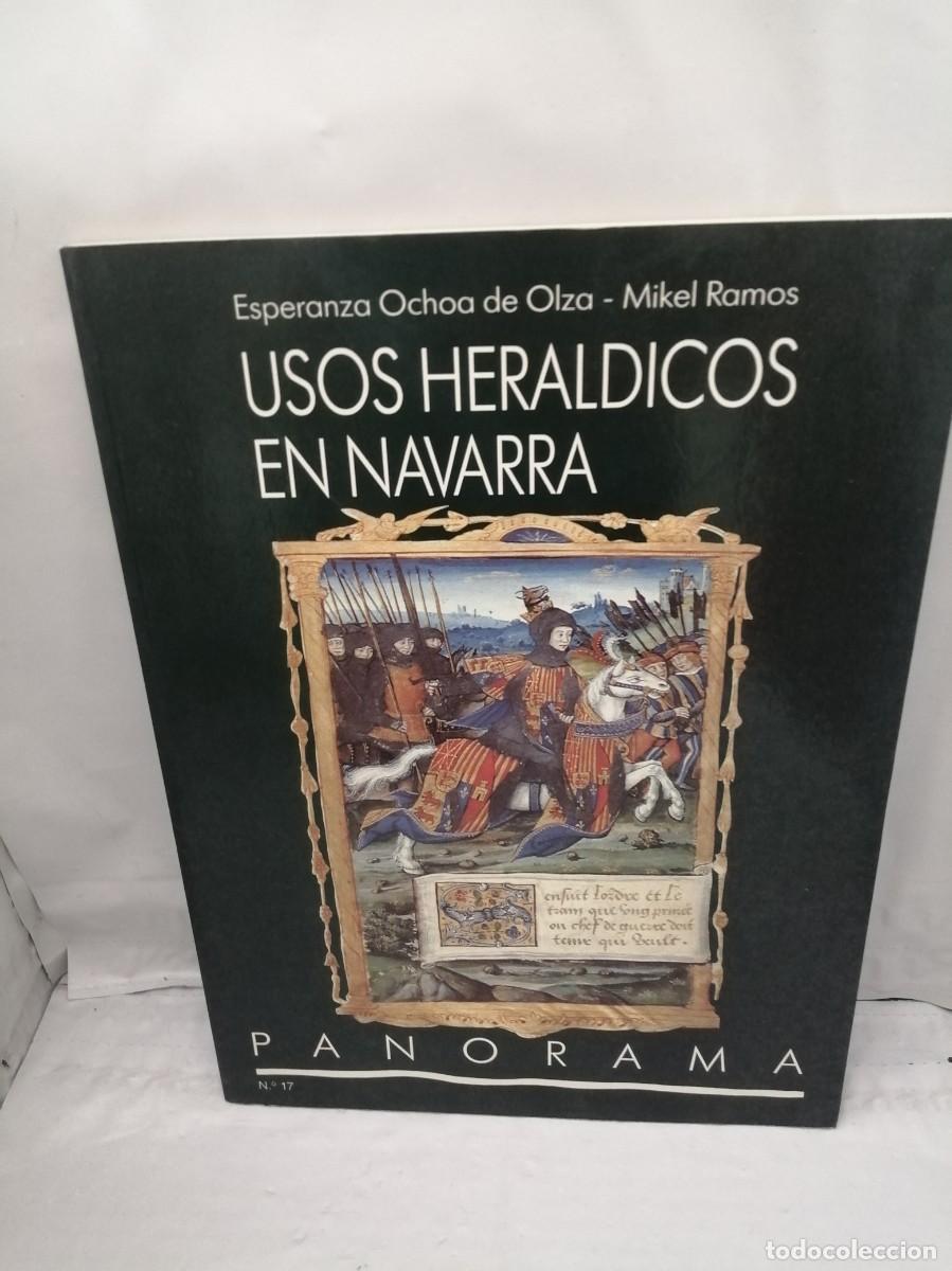 Libros de segunda mano: Usos her&aacute;ldicos en Navarra - Foto 1