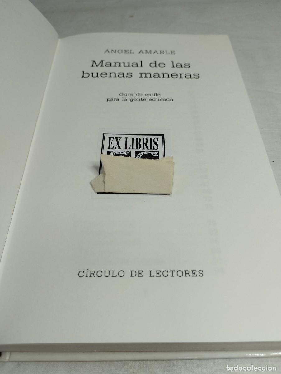 Libros de segunda mano: Manual de las buenas maneras. &Aacute;ngel Amable - Foto 2