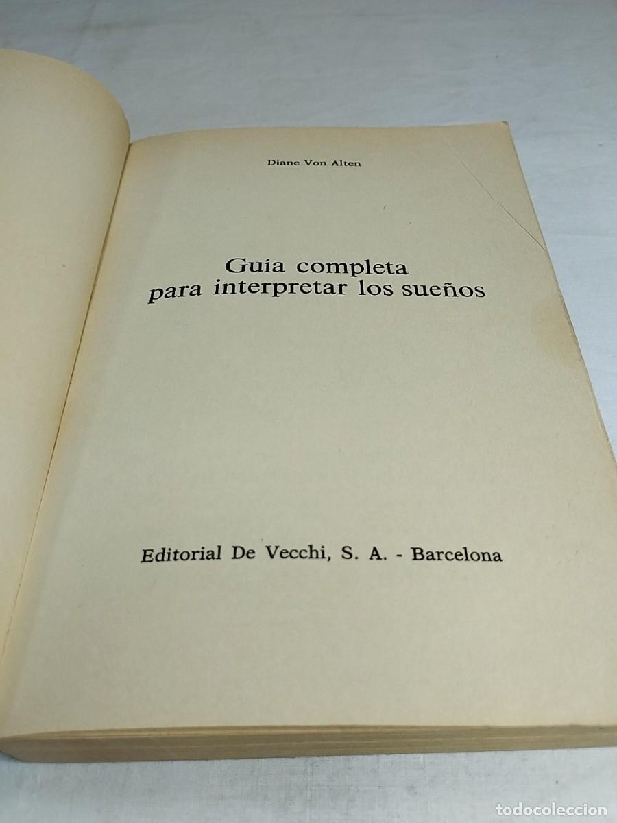Libros de segunda mano: Guia completa para interpretar los sue&ntilde;os. D&iacute;ane Von Alten - Foto 2