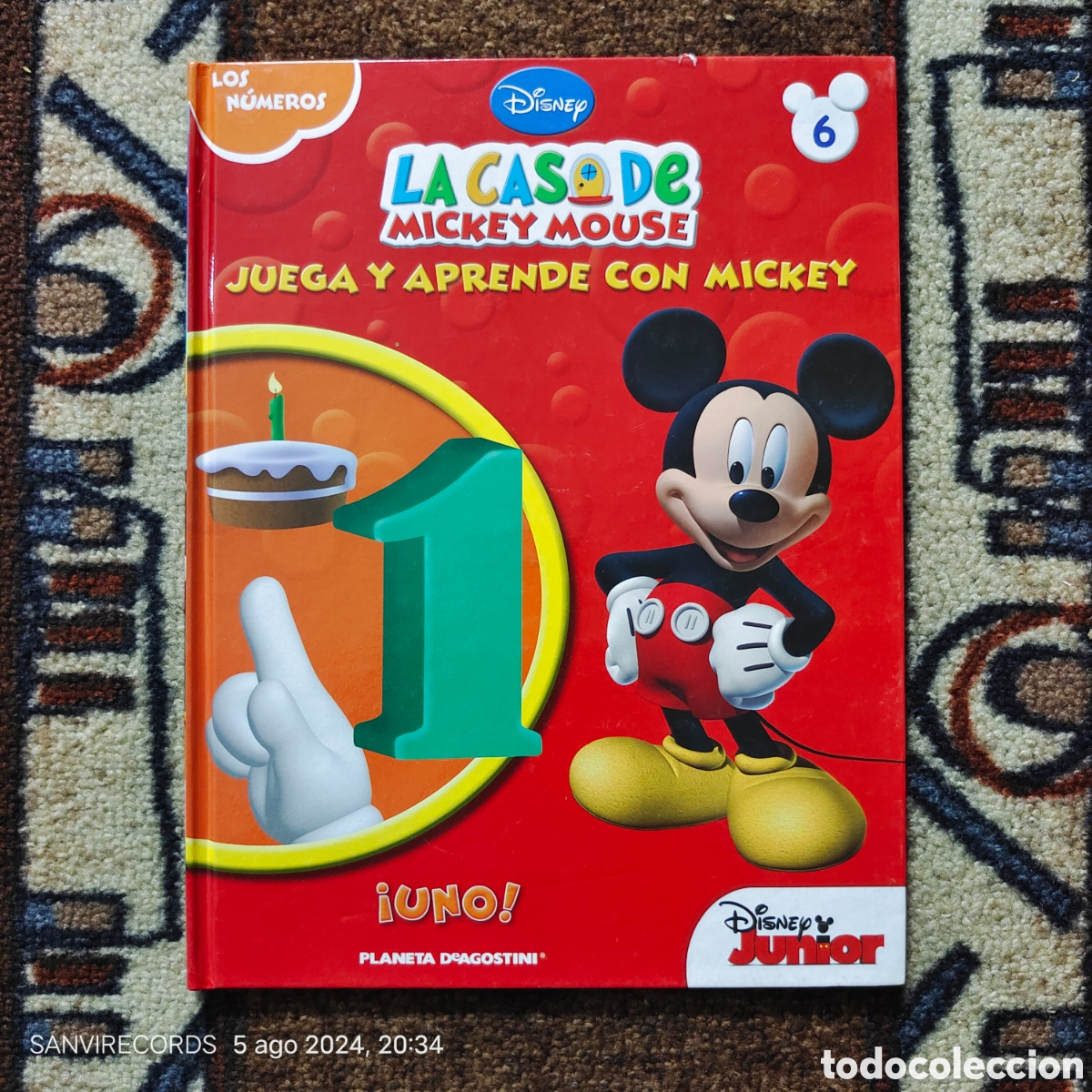 Libros de segunda mano: LA CASA DE MICKEY MOUSE 6, LOS N&Uacute;MEROS: &iexcl;UNO! (PLANETA DEAGOSTINI, DISNEY) - Foto 1