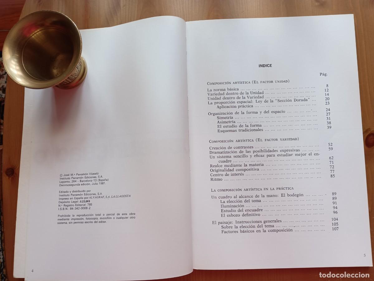 Libros de segunda mano: AS&Iacute; SE COMPONE UN CUADRO - JOS&Eacute; M&ordf; PARRAM&Oacute;N - Foto 4