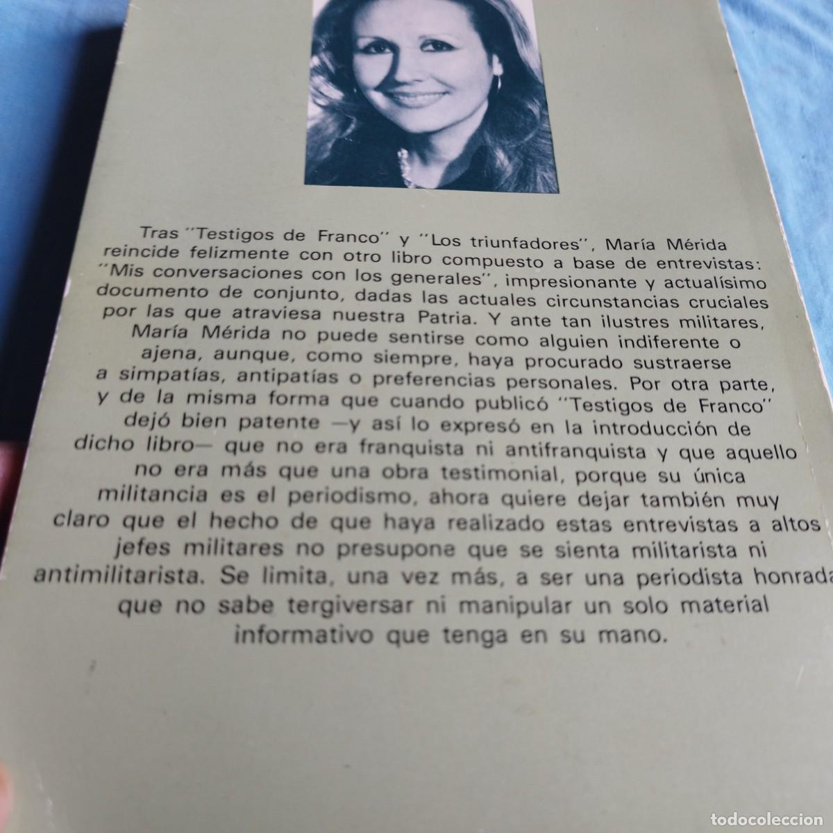 Libros de segunda mano: MIS CONVERSIONES CON LOS GENERALES / MARIA MERICA / GRAVOL 72 / PLAZA&JANES - Foto 5