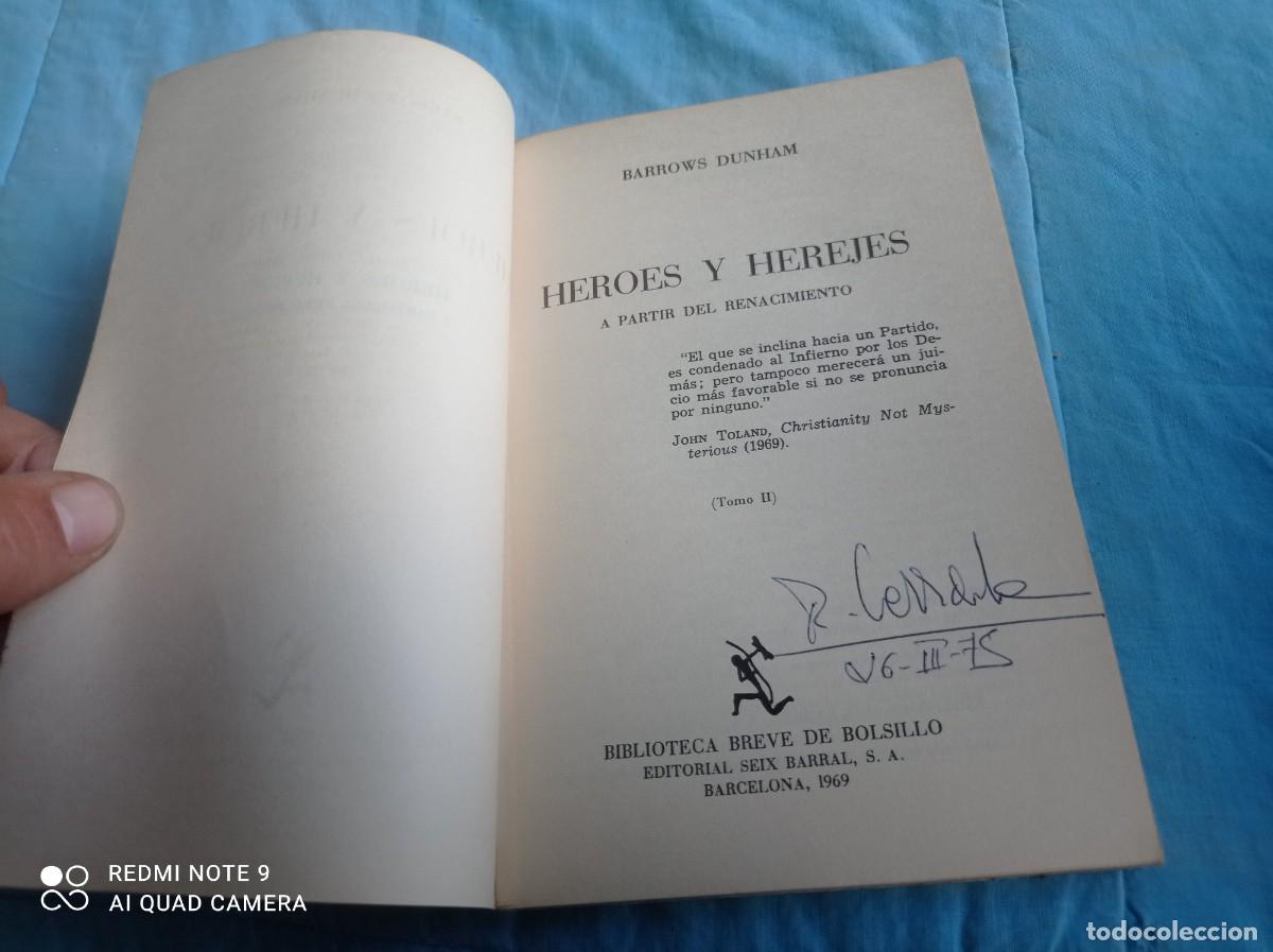 Libros de segunda mano: HEROES Y HEREJES / BARROWS DUNHAM / GV58 / SEIX BARRAL - Foto 4