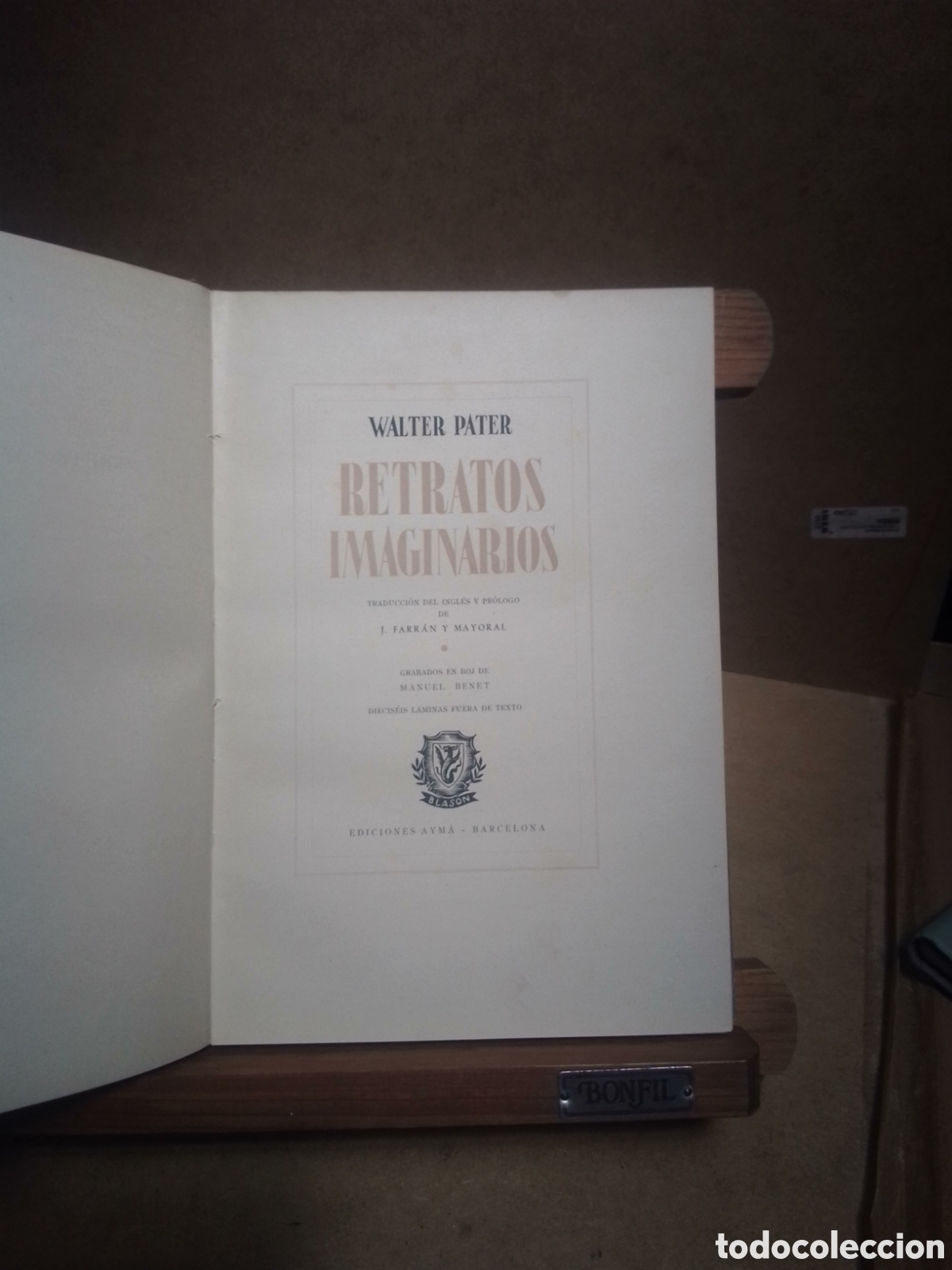 Libros de segunda mano: Retratos imaginarios de Walter Pater. - Foto 4