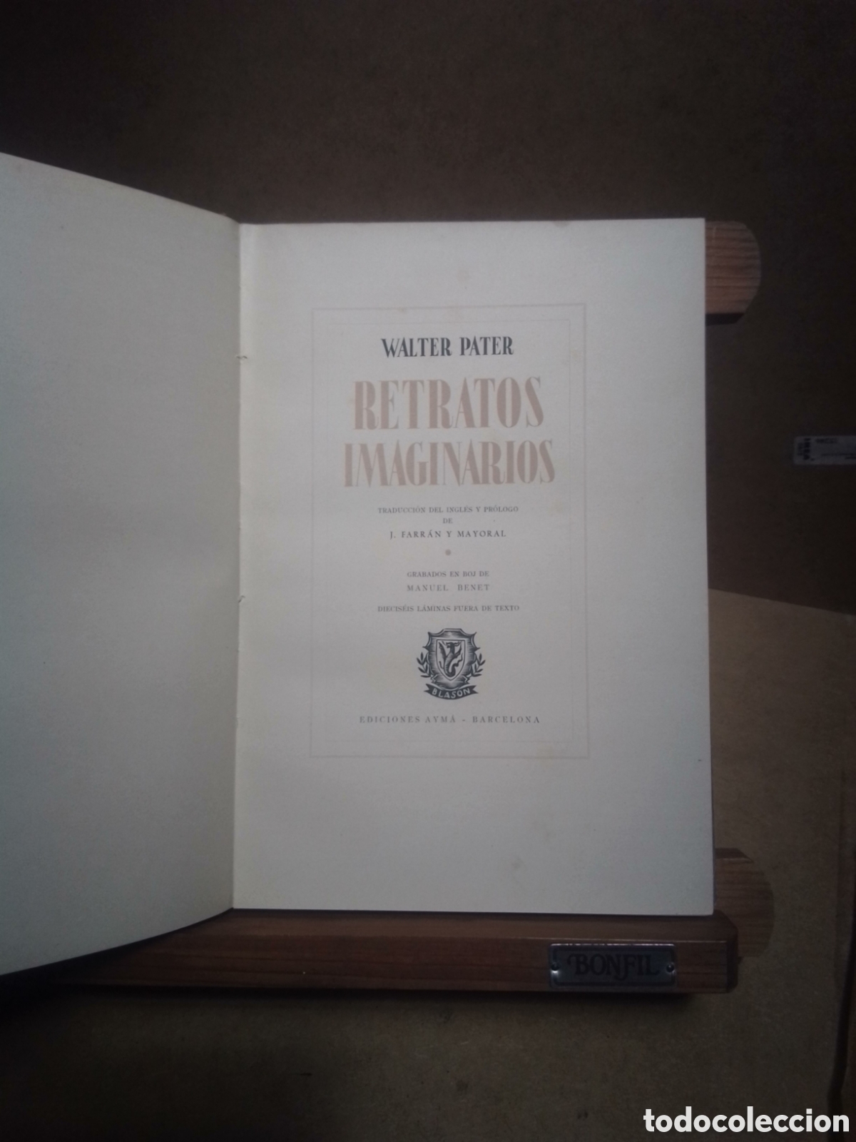 Libros de segunda mano: Retratos imaginarios de Walter Pater. - Foto 5