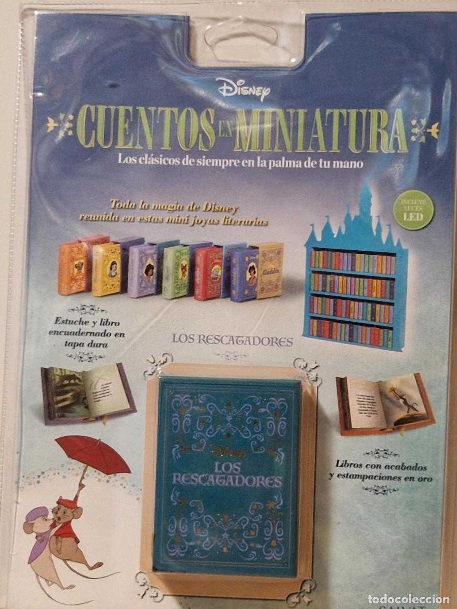 Libros de segunda mano: Cuentos en Miniatura Disney - Los rescatadores - Foto 1