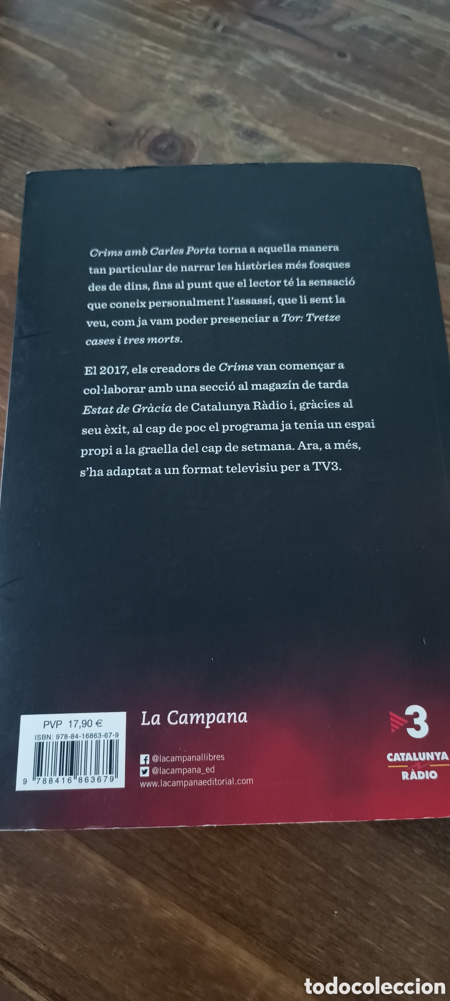Libros de segunda mano: llibre Crims Carles Porta - Foto 2