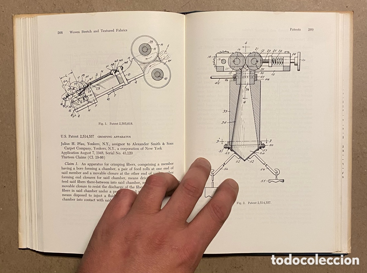 Libros de segunda mano: WOVEN STRETCH AND TEXTURED FABRICS. BERKELEY L. HATHORNE. INTERSCIENCE PUBLISHERS 1964. - Foto 5
