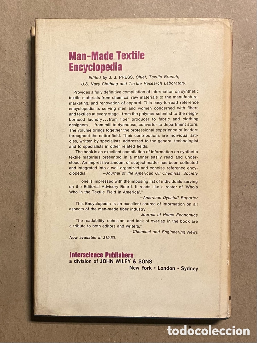 Libros de segunda mano: WOVEN STRETCH AND TEXTURED FABRICS. BERKELEY L. HATHORNE. INTERSCIENCE PUBLISHERS 1964. - Foto 6