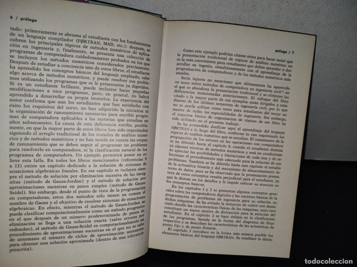 Libros de segunda mano: 87- M&Eacute;TODOS NUM&Eacute;RICOS EN COMPUTADORAS DIGITALES - JOS&Eacute; A. NIETO RAM&Iacute;REZ - Foto 6