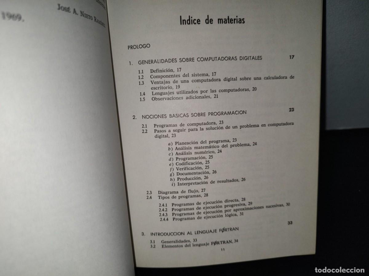 Libros de segunda mano: 87- M&Eacute;TODOS NUM&Eacute;RICOS EN COMPUTADORAS DIGITALES - JOS&Eacute; A. NIETO RAM&Iacute;REZ - Foto 7