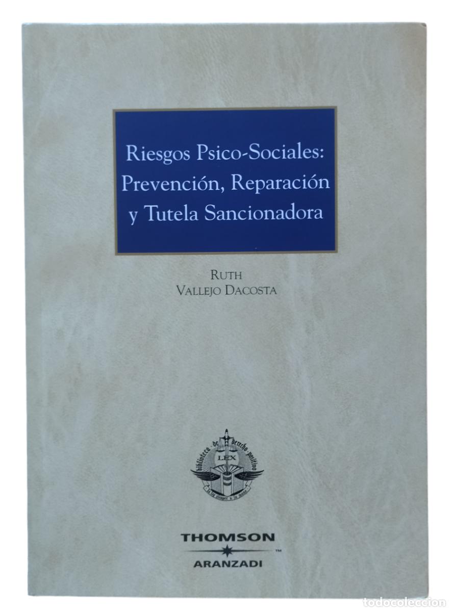Libros de segunda mano: RIESGOS PSICO-SOCIALES: PREVENCI&Oacute;N, REPARACI&Oacute;N Y TUTELA SANCIONADORA / RUTH VALLEJO. EXCELENTE ESTAD