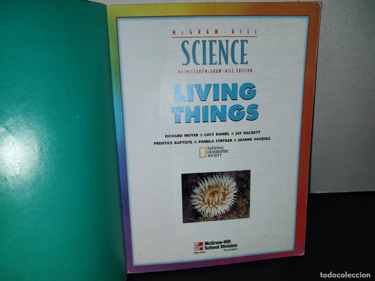 Libros de segunda mano: 123- LIVING THINGS. SCIENCE. MCGRAW-HILL - RICHARD MOYER - 2000 - Foto 3