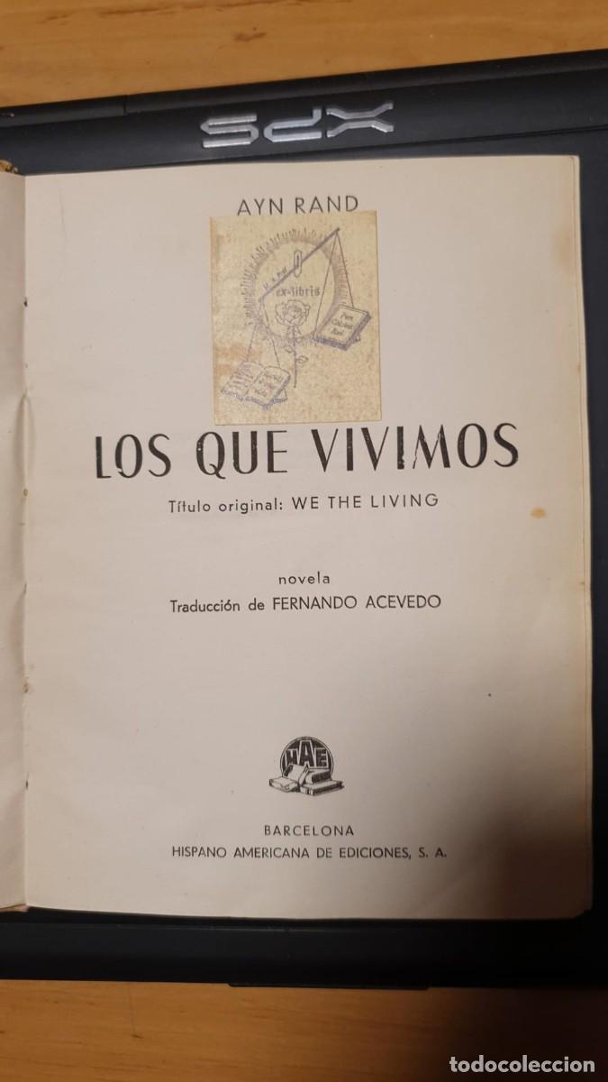 Libros de segunda mano: Los que Vivimos de Ayn Rand - Foto 1
