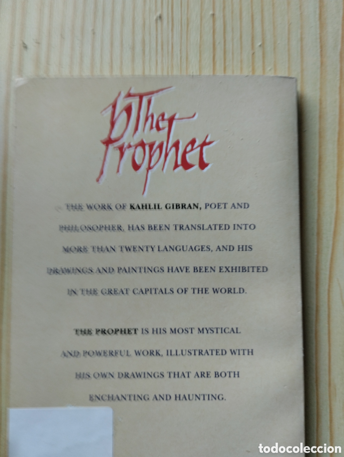Libros de segunda mano: THE PROPHET, DE KAHLIL GIBRAN - Foto 2