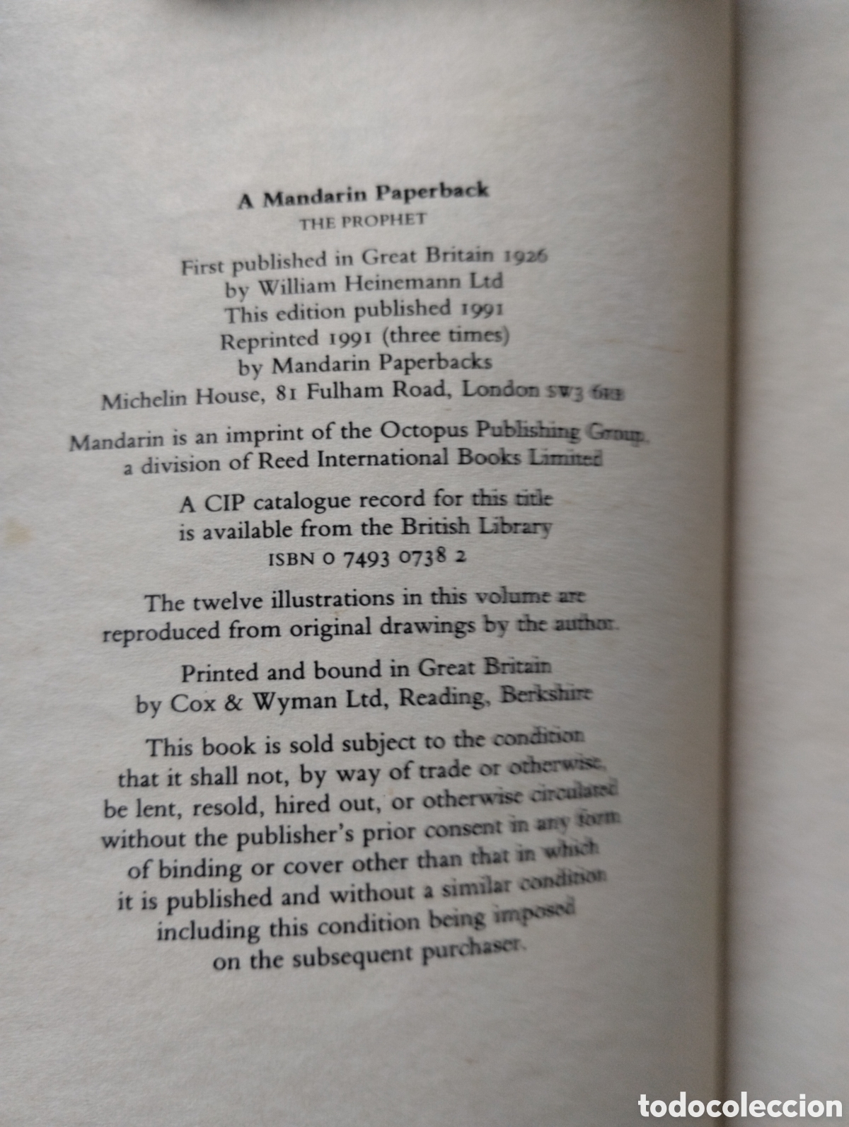 Libros de segunda mano: THE PROPHET, DE KAHLIL GIBRAN - Foto 5