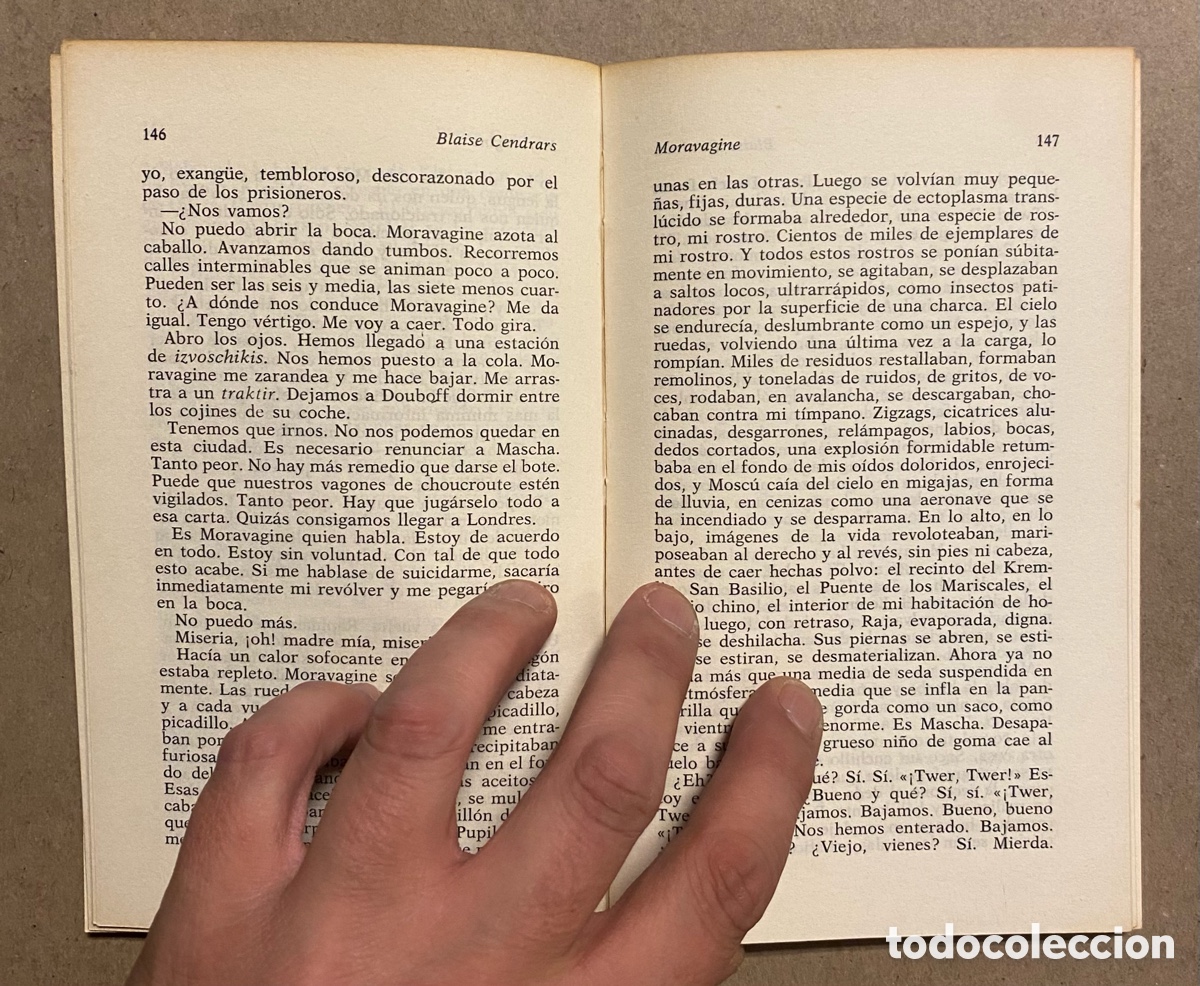 Libros de segunda mano: MORAVAGINE. BLAISE CENDRARS. EDICIONES ALFAGUARA 1977. - Foto 3