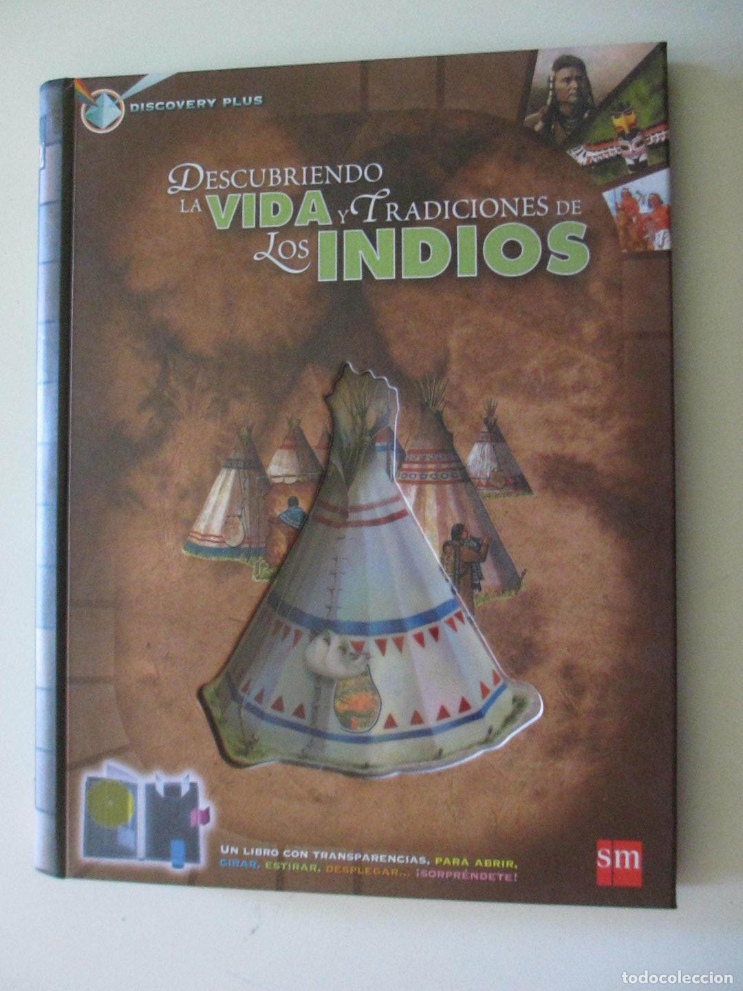 Libros de segunda mano: Descubriendo la vida y tradiciones de los indios - Serie Discovery Plus: - Foto 1