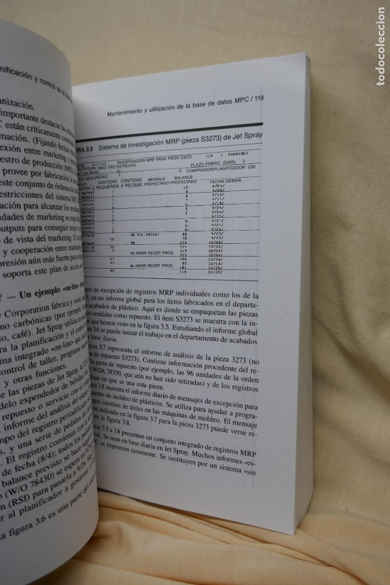 Libros de segunda mano: Thomas E.Wollmann, Sistemas de Planificaci&oacute;n y Control de la Fabricaci&oacute;n, vol I. - Foto 9