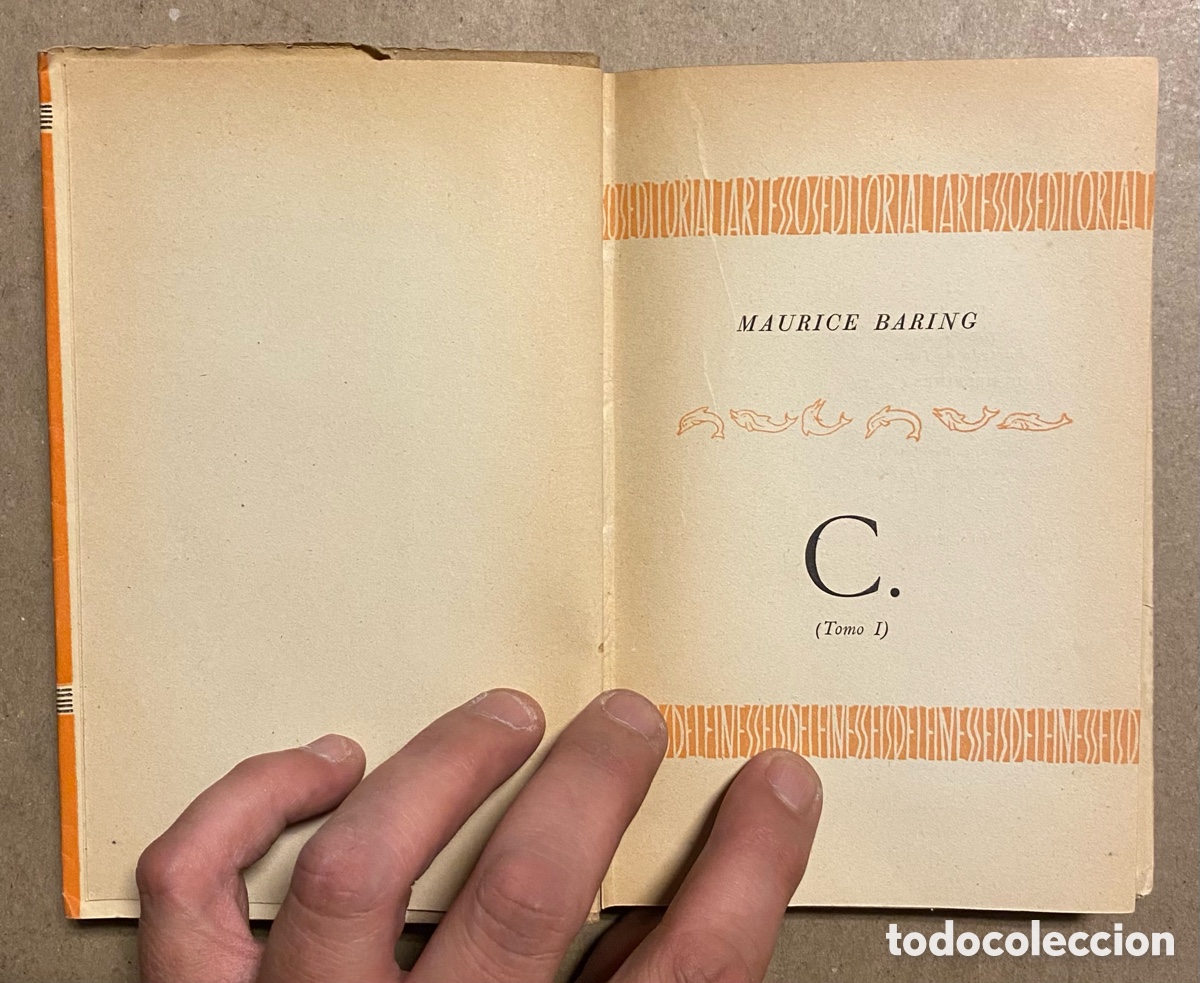 Libros de segunda mano: C. MAURICE BARING. EDITORIAL TARTESSOS 1942. 2 TOMOS. - Foto 2