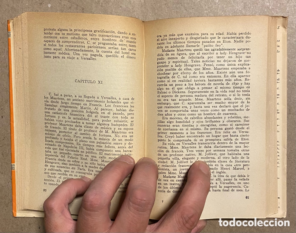 Libros de segunda mano: C. MAURICE BARING. EDITORIAL TARTESSOS 1942. 2 TOMOS. - Foto 3