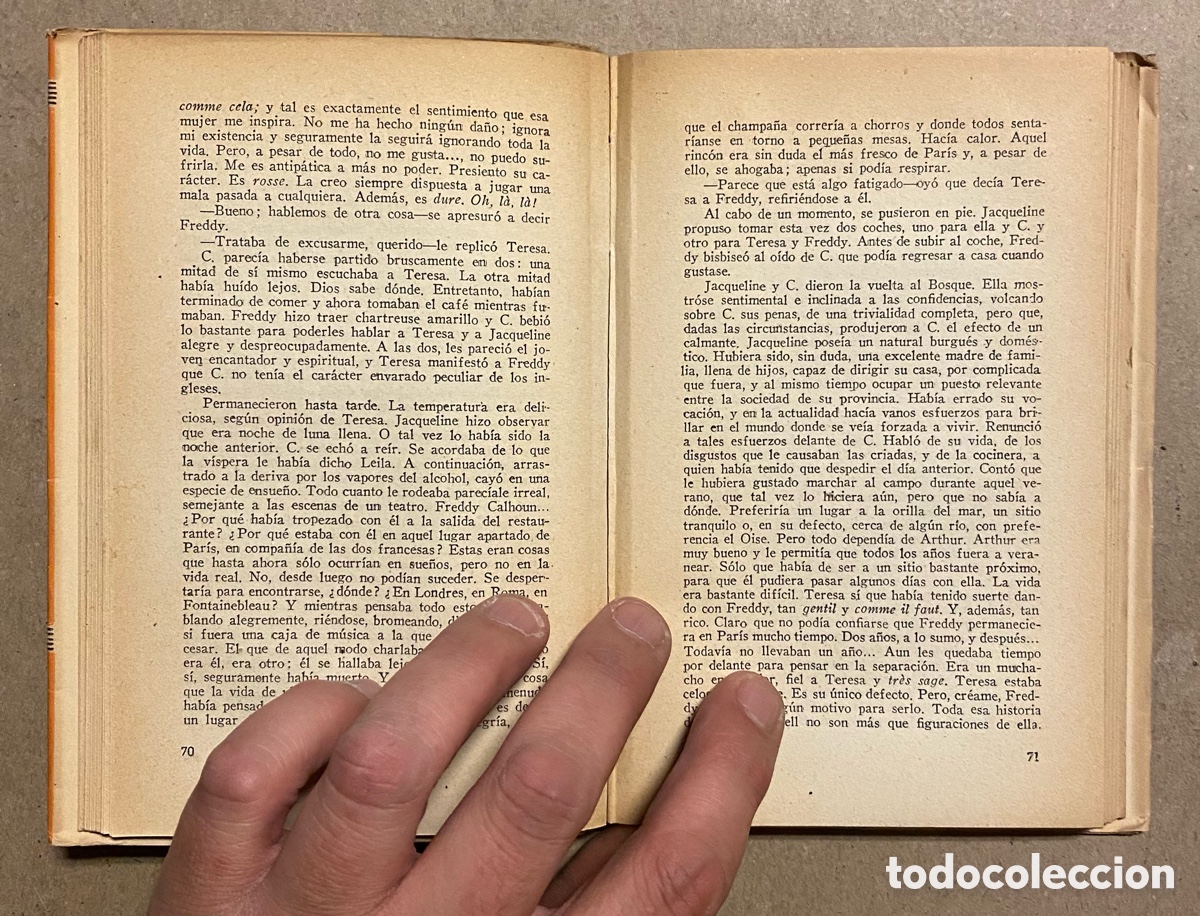 Libros de segunda mano: C. MAURICE BARING. EDITORIAL TARTESSOS 1942. 2 TOMOS. - Foto 5