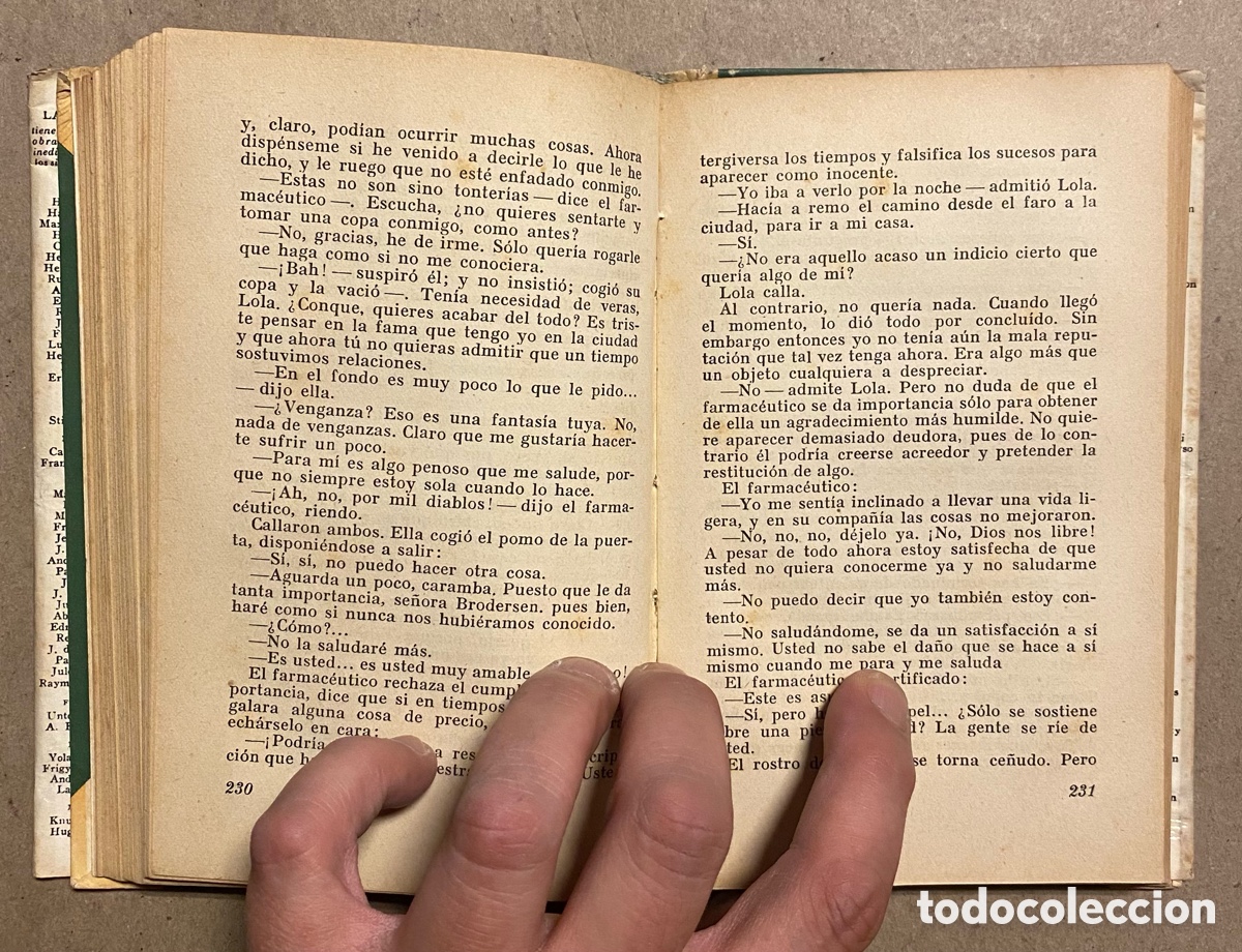Libros de segunda mano: TERMINA EL COMBATE. KNUT HAMSUN. LA PL&Eacute;YADE 1943 (1&ordf; EDICI&Oacute;N). - Foto 4
