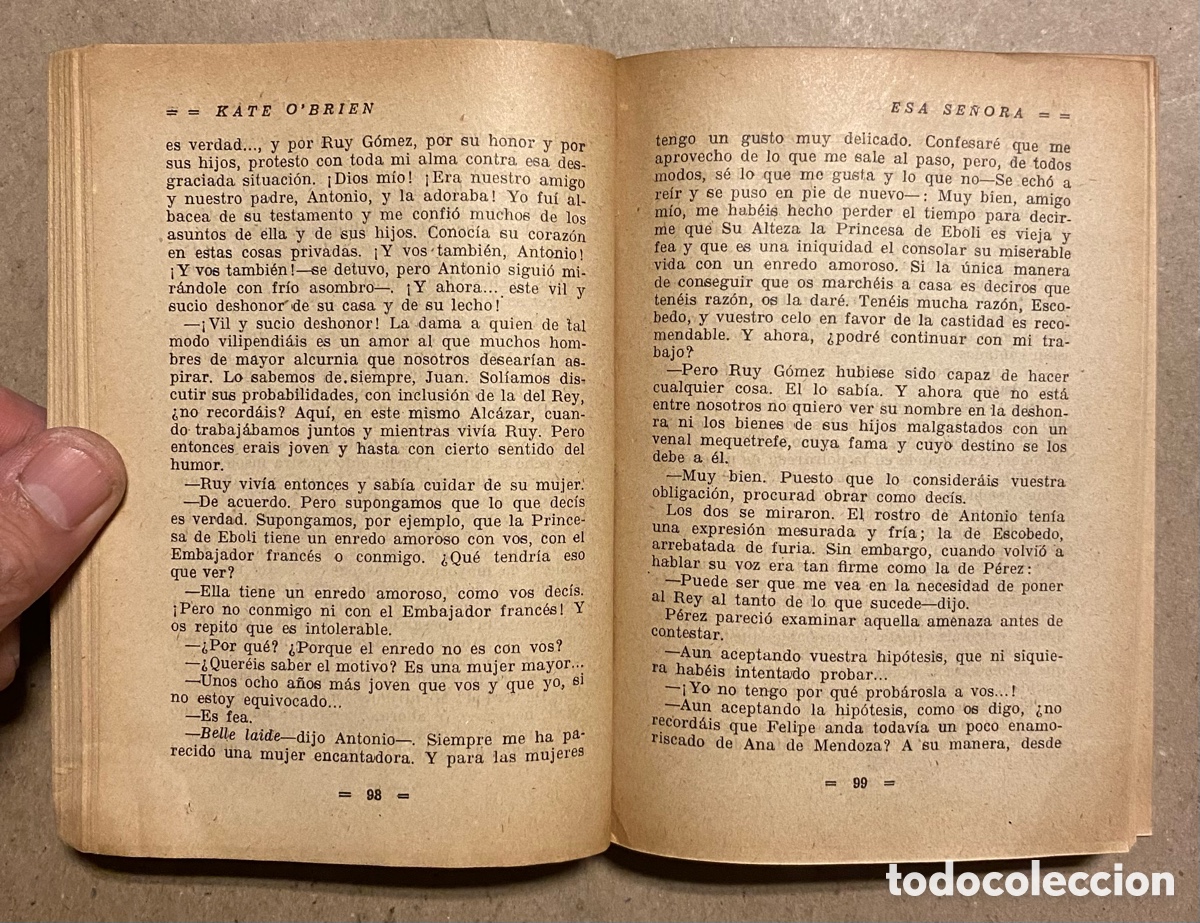 Libros de segunda mano: ESA SE&Ntilde;ORA. KATE O&rsquo;BRIEN. EDICIONES LA NAVE. - Foto 3
