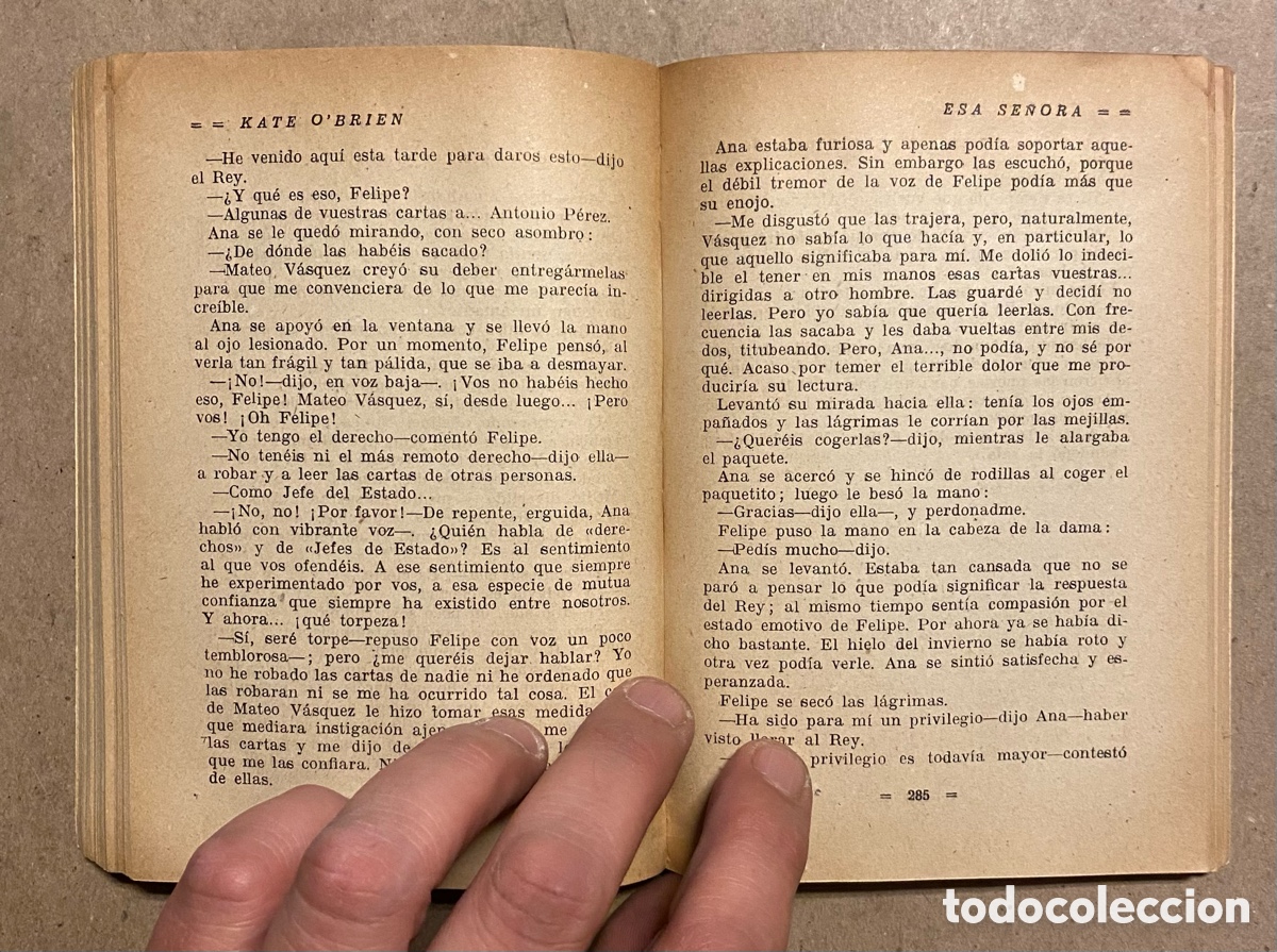 Libros de segunda mano: ESA SE&Ntilde;ORA. KATE O&rsquo;BRIEN. EDICIONES LA NAVE. - Foto 4