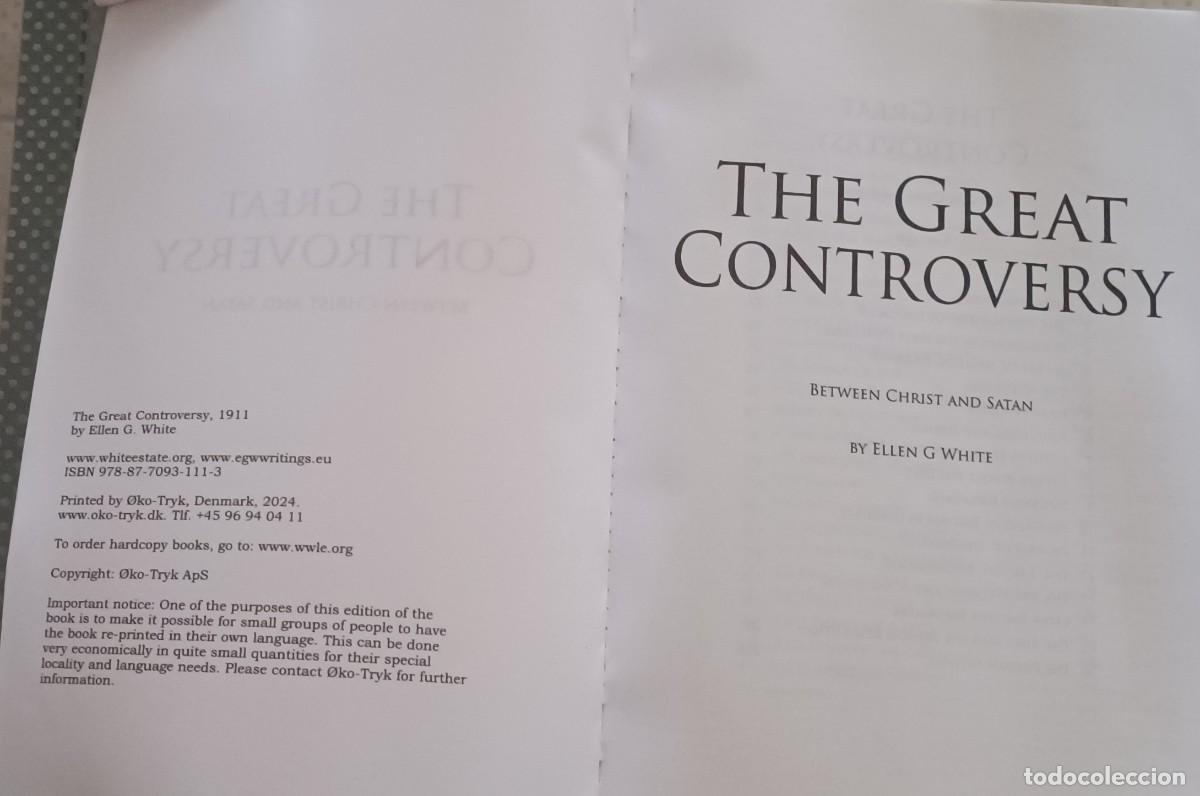 Libros de segunda mano: The great controversy (Ellen G White) - Foto 2