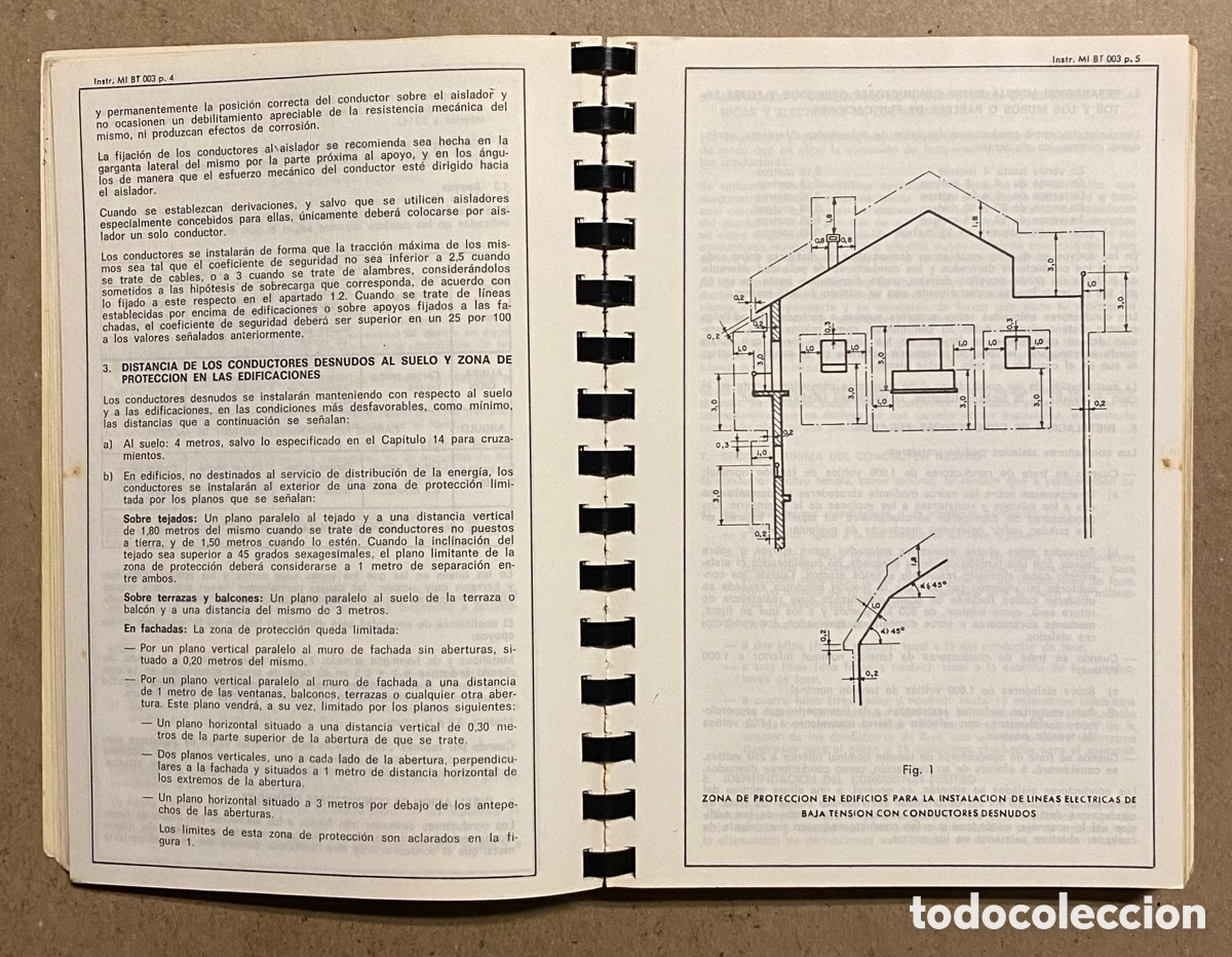 Libros de segunda mano: REGLAMENTO ELECTROT&Eacute;CNICO PARA BAJA TENSI&Oacute;N E INSTRUCCIONES COMPLEMENTARIAS. - Foto 3