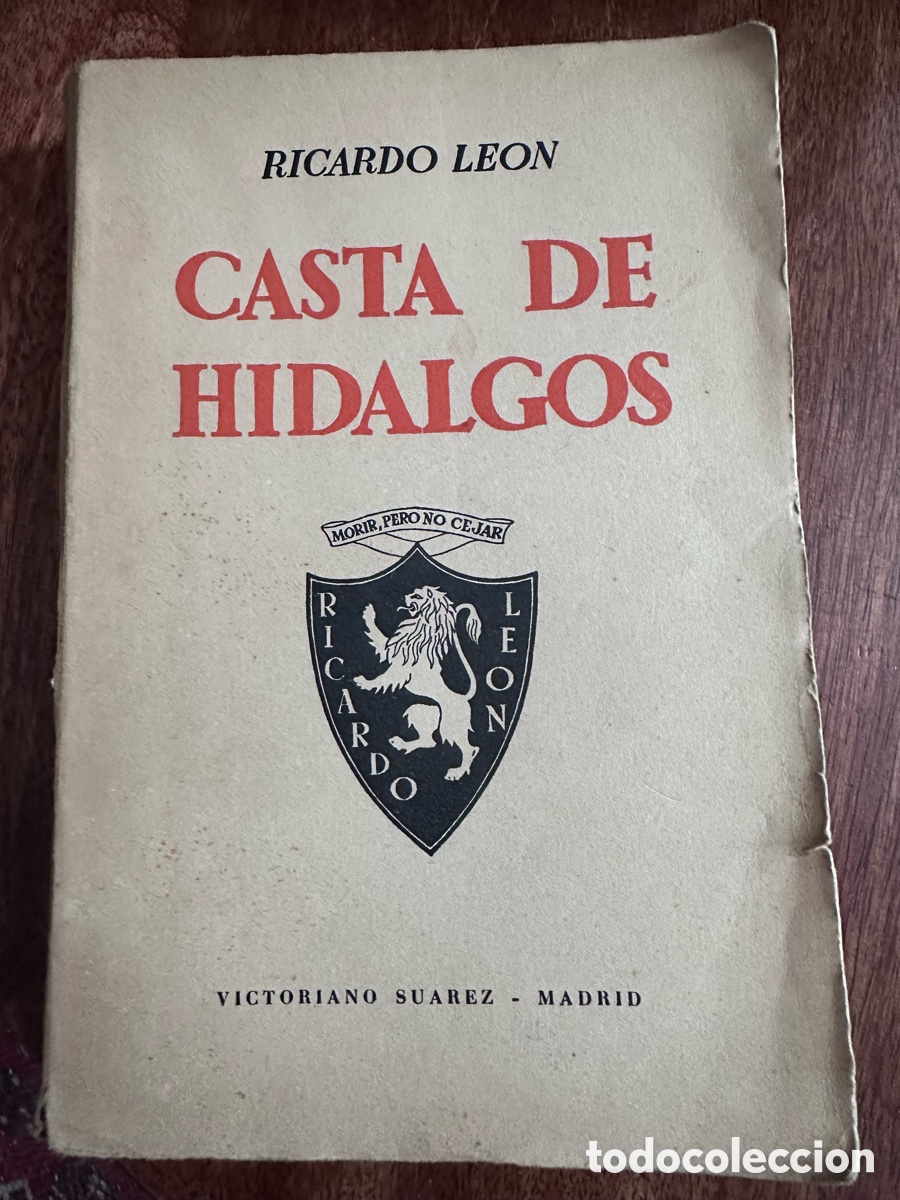 Libros de segunda mano: Casta de Hidalgos Ricardo Leon - Foto 1