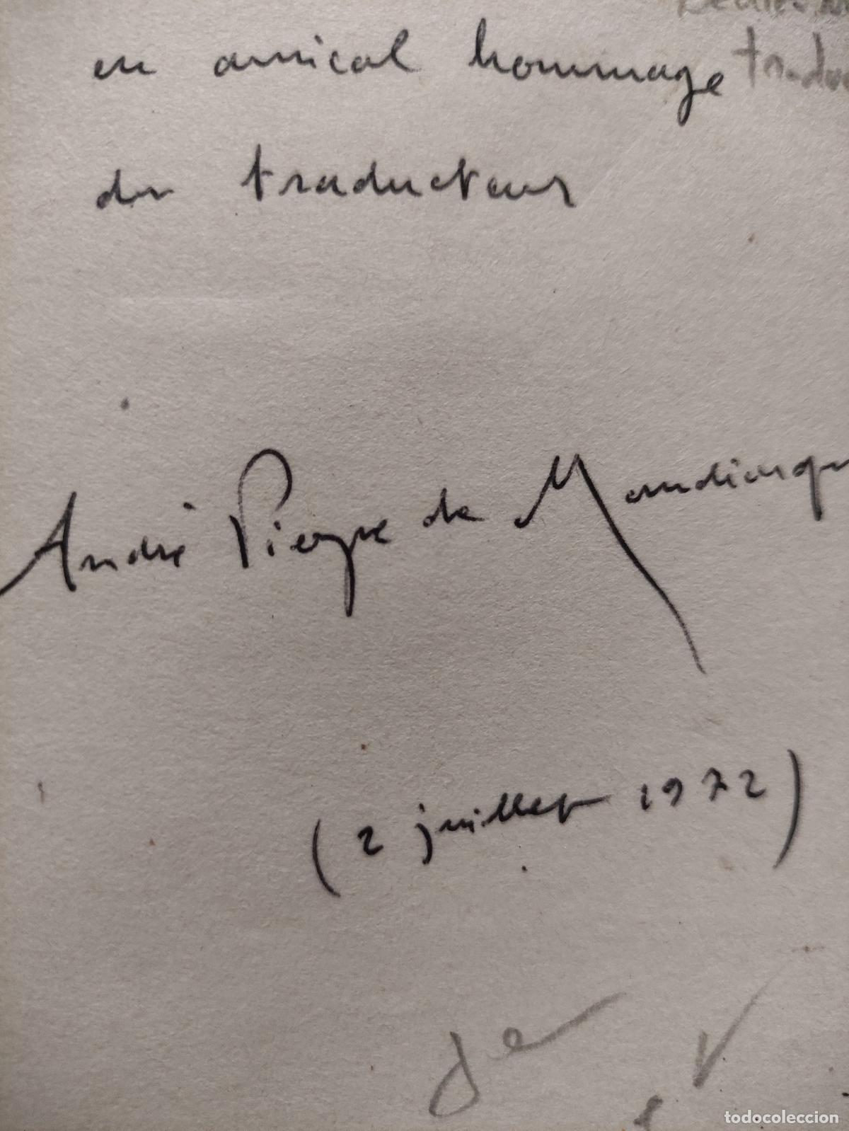 Libros de segunda mano: LA FILLE DE RAPPACCINI - OCTAVIO PAZ - 1972 - Dedicatoria del Traductor - Foto 4
