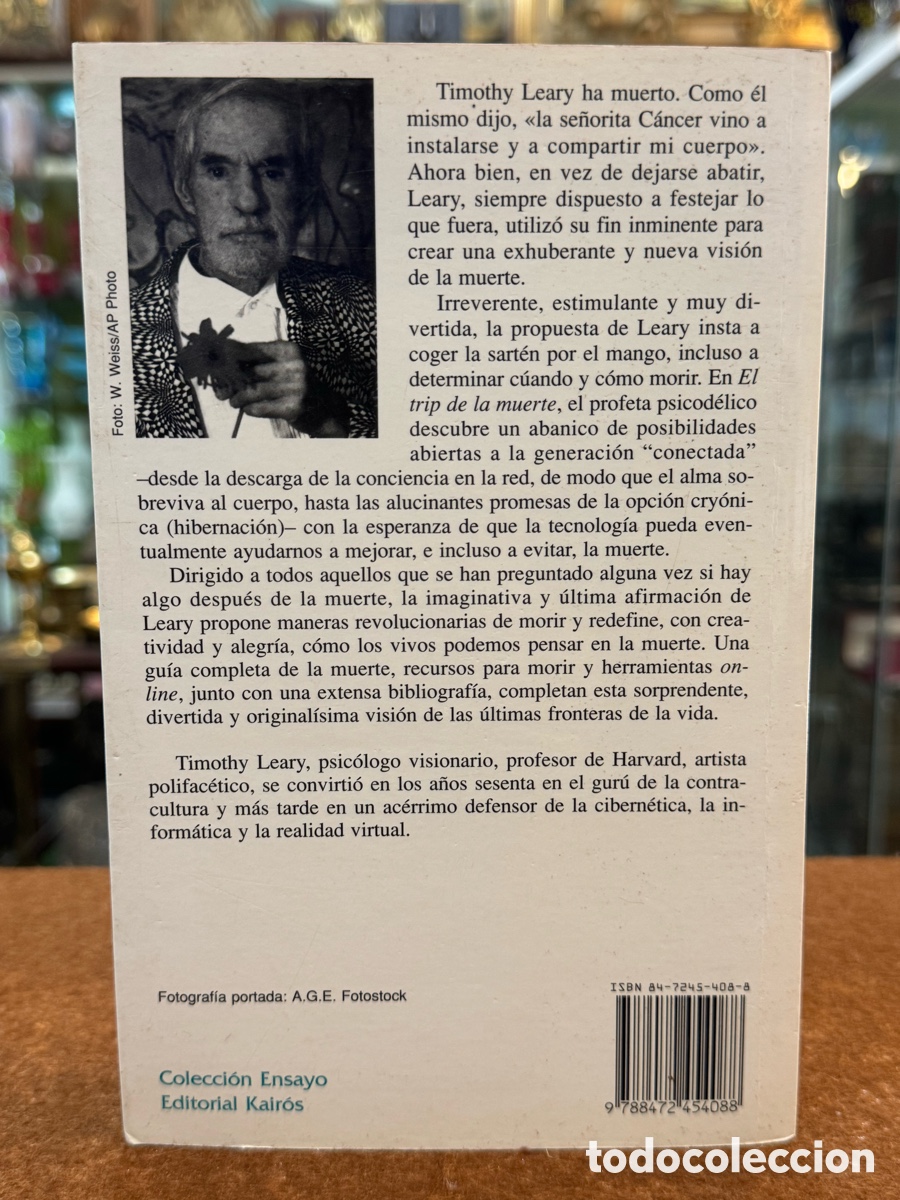 Libros de segunda mano: EL TRIP DE LA MUERTE - TIMOTHY LEARY - EDITORIAL KAIROS - Foto 3