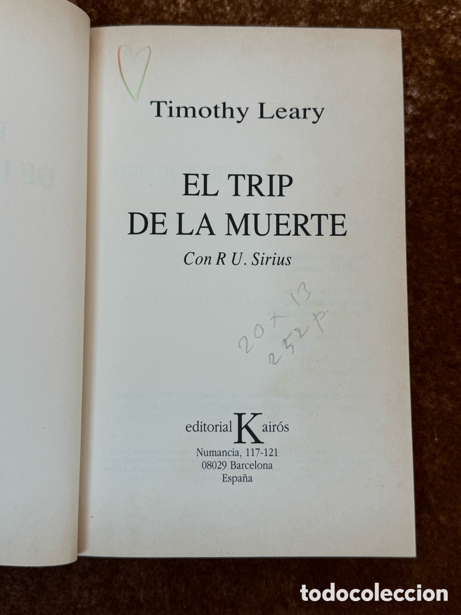 Libros de segunda mano: EL TRIP DE LA MUERTE - TIMOTHY LEARY - EDITORIAL KAIROS - Foto 5