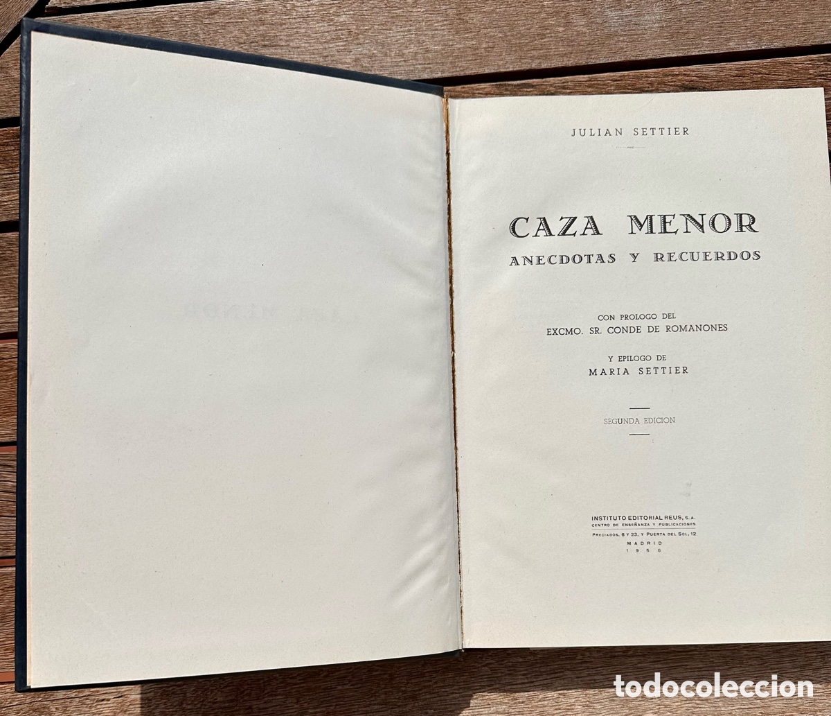 Libros de segunda mano: Caza menor An&eacute;cdotas y Recuerdos - Foto 2
