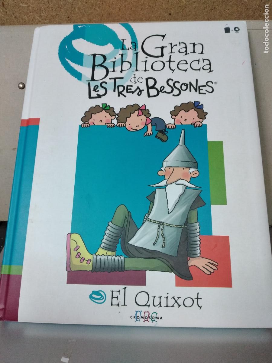 Second hand books: LA GRAN BIBLIOTECA DE LES TRES BESSONES N&ordm; 1 - EL QUIXOT - CON DVD.