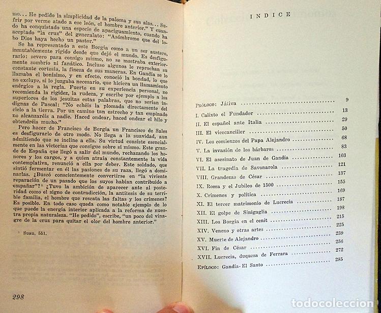 Libros de segunda mano: Los Borgia - J. Lucas - Dubreton - (1962) - Foto 4
