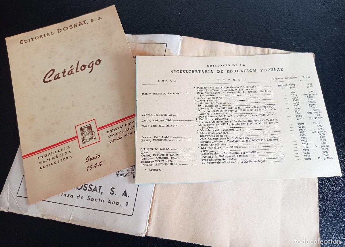 Libros de segunda mano: CATALOGO FERIA INTERNACIONAL DEL LIBRO 1944 . - Foto 2