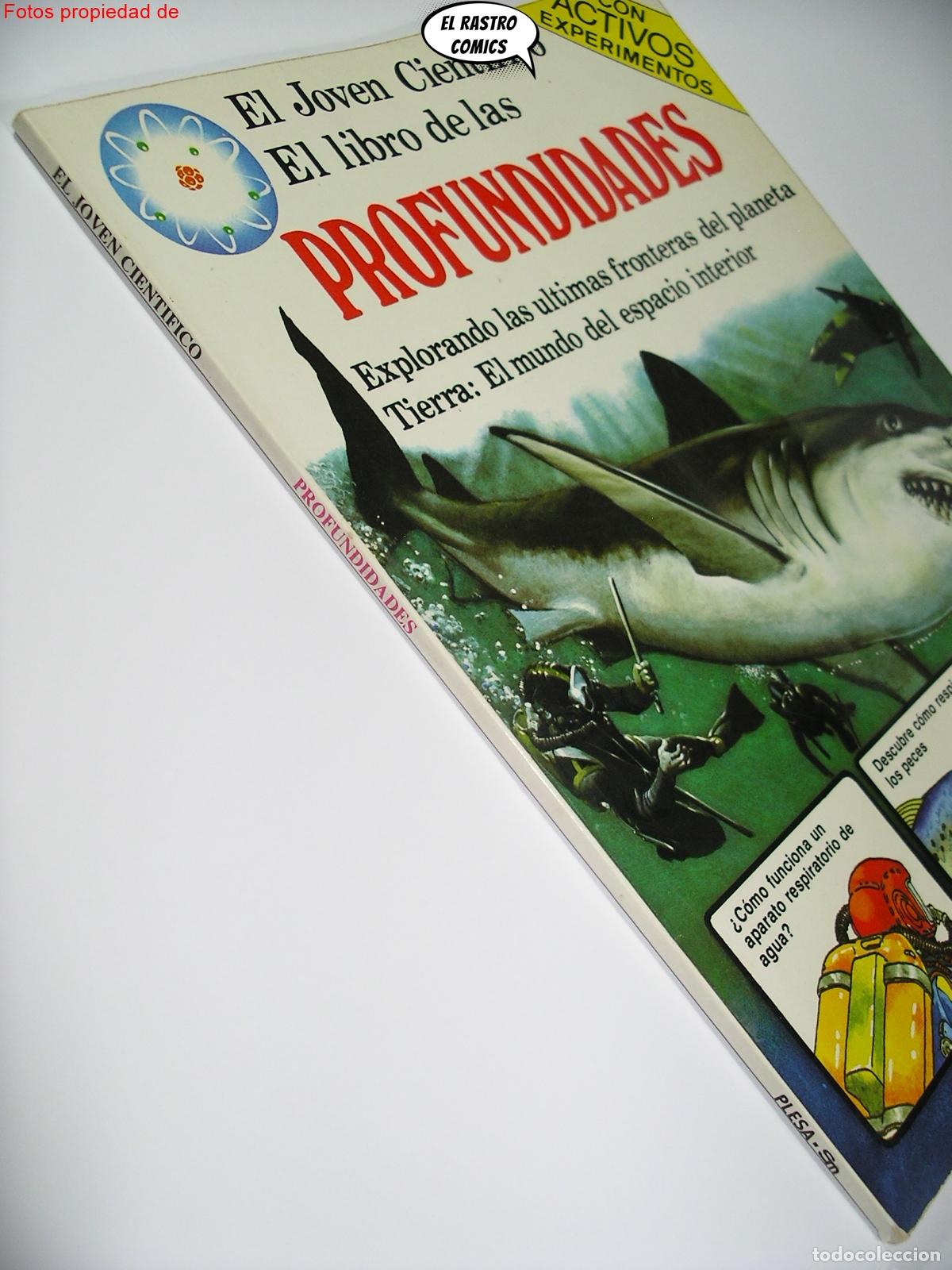 Libros de segunda mano: El libro de las profundidades, El joven cientifico, ed. Plesa / SM a&ntilde;o 1978, A7 - Foto 2