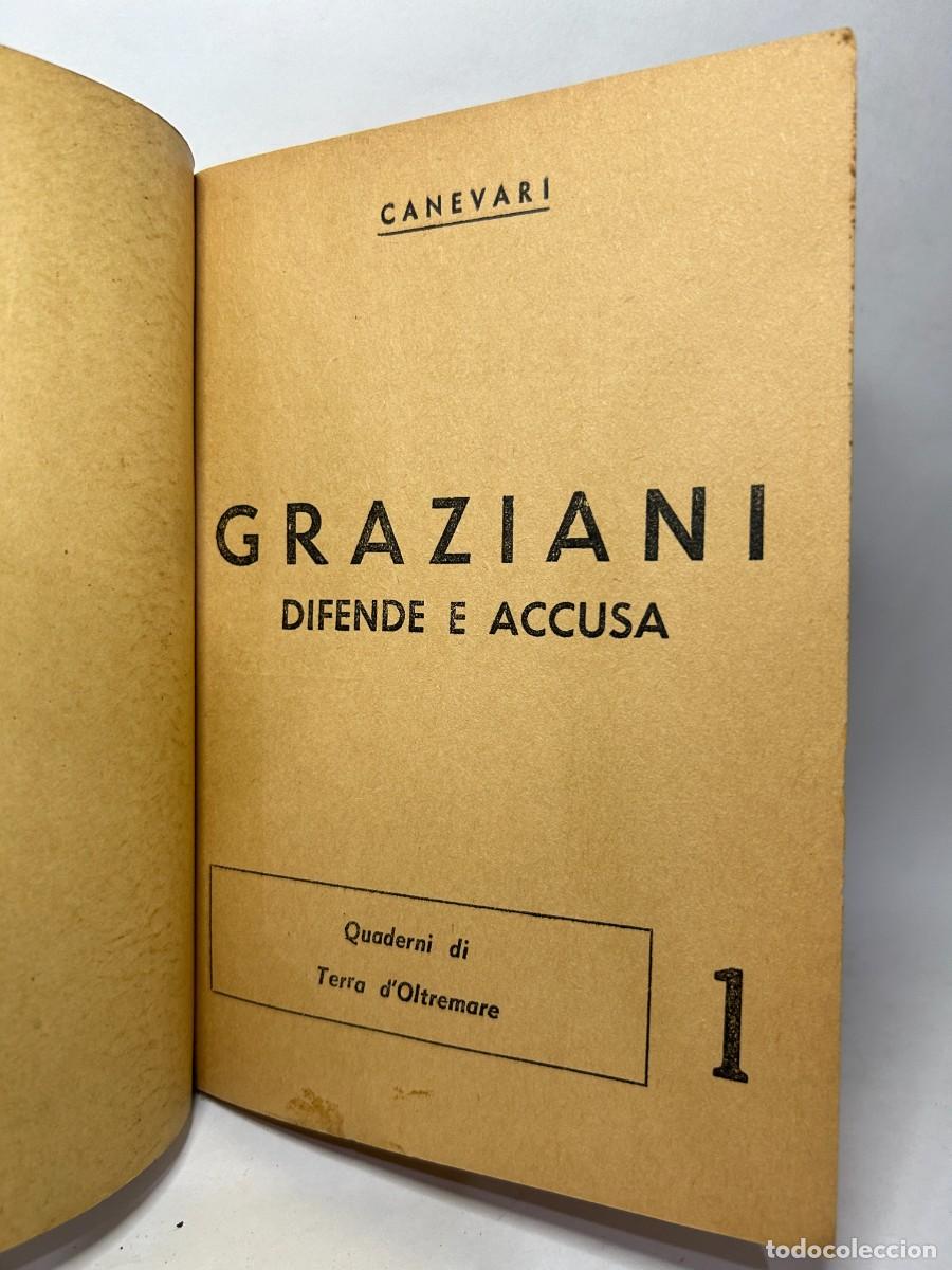 Libros de segunda mano: CANEVARI - GRAZIANI DIFENDE E ACCUSA - Foto 3