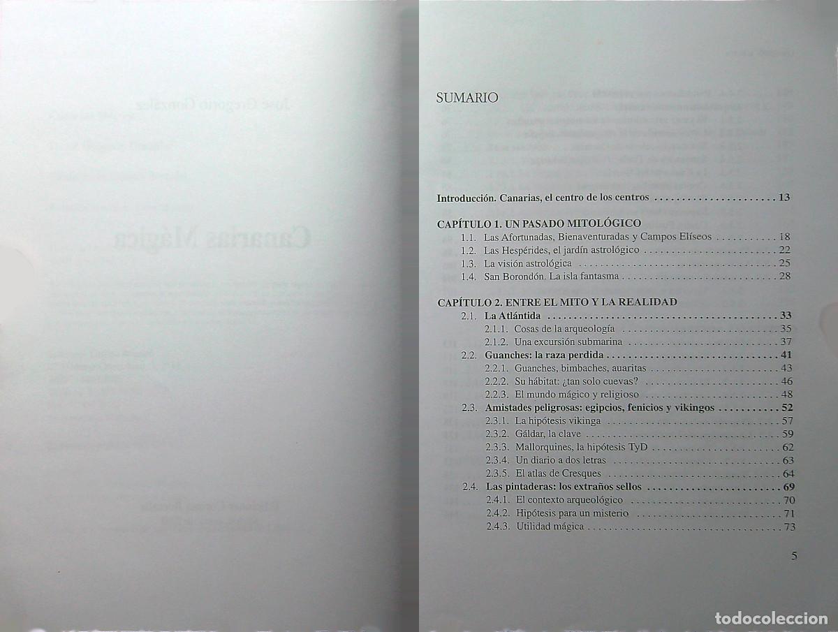 Libros de segunda mano: CANARIAS M&Aacute;GICA - JOS&Eacute; GREGORIO GONZ&Aacute;LEZ - 2003 - MADRID - Foto 2