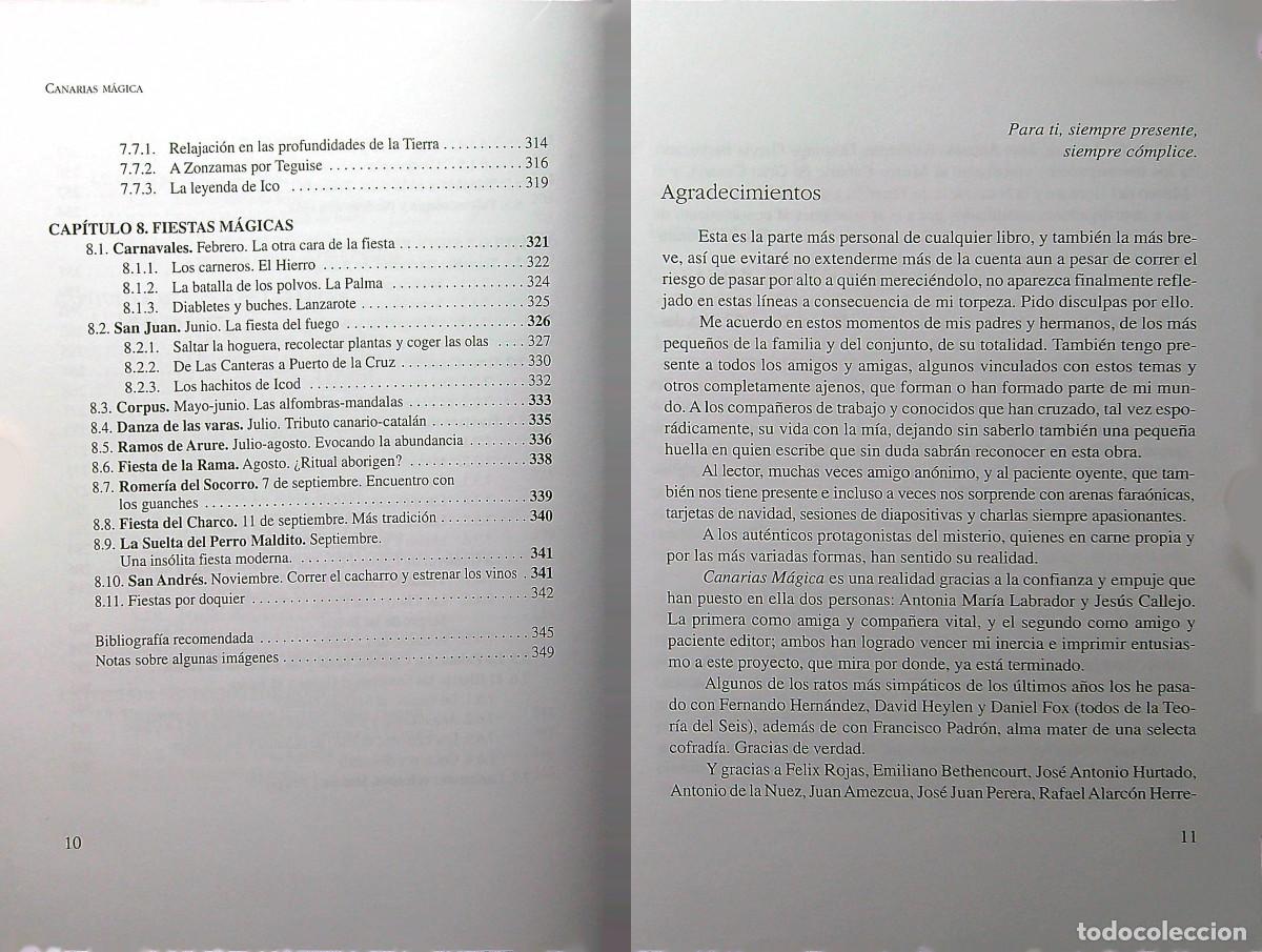 Libros de segunda mano: CANARIAS M&Aacute;GICA - JOS&Eacute; GREGORIO GONZ&Aacute;LEZ - 2003 - MADRID - Foto 5