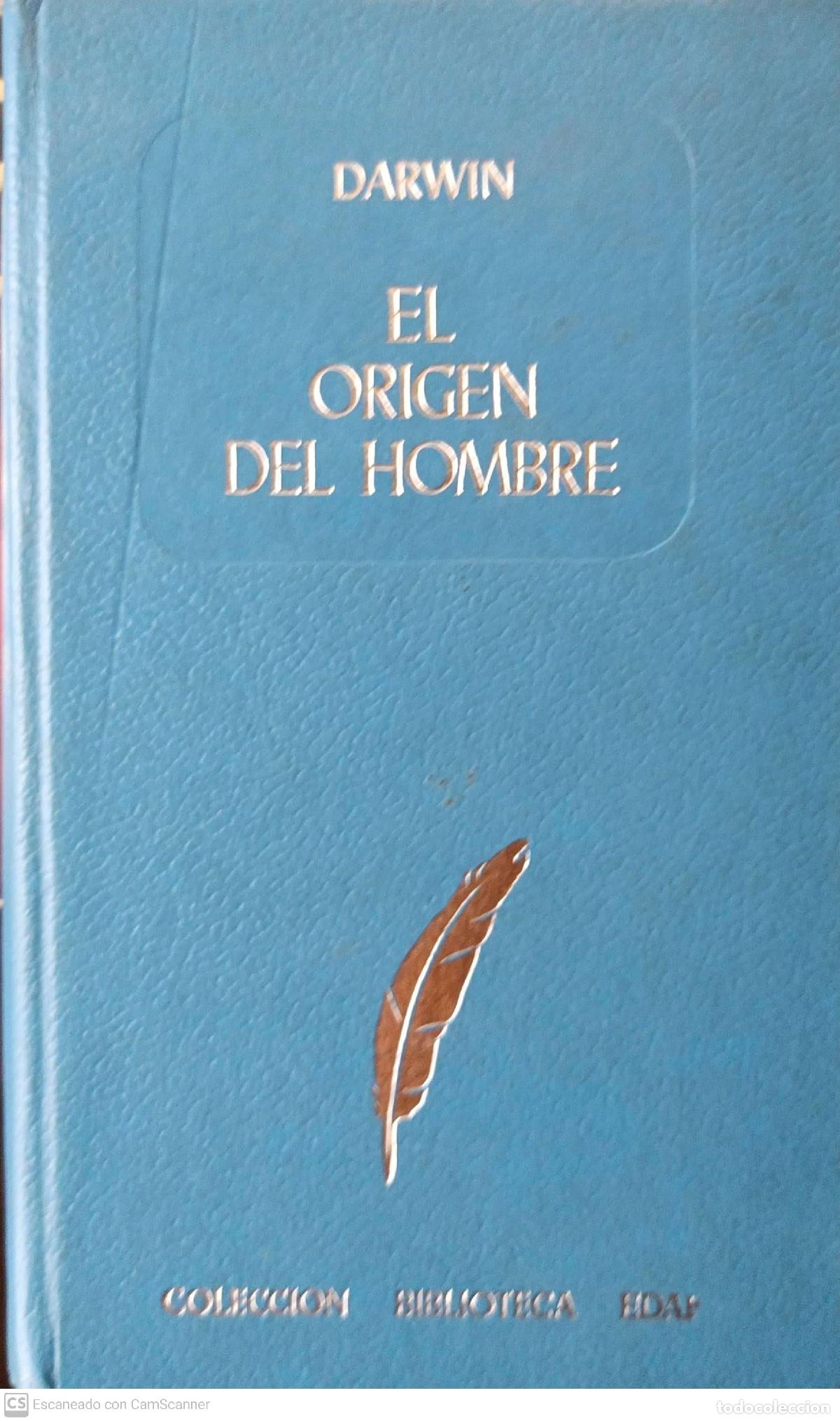 Libros de segunda mano: El origen del hombre - Darwin - Foto 1