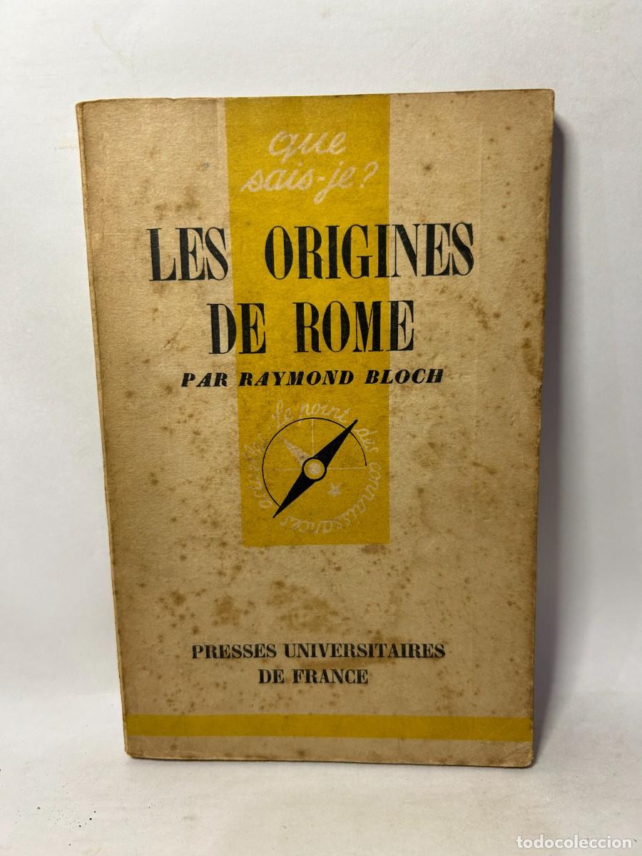 Libros de segunda mano: RAYMOND BLOCH - LES ORIGINES DE ROME - 1949 - Foto 1