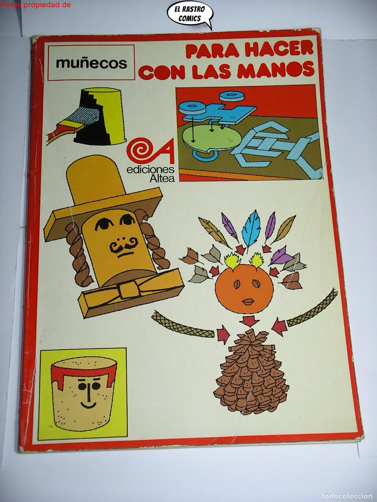 Libros de segunda mano: Para hacer con las manos mu&ntilde;ecos, ed. Altea 1979, B4 - Foto 1