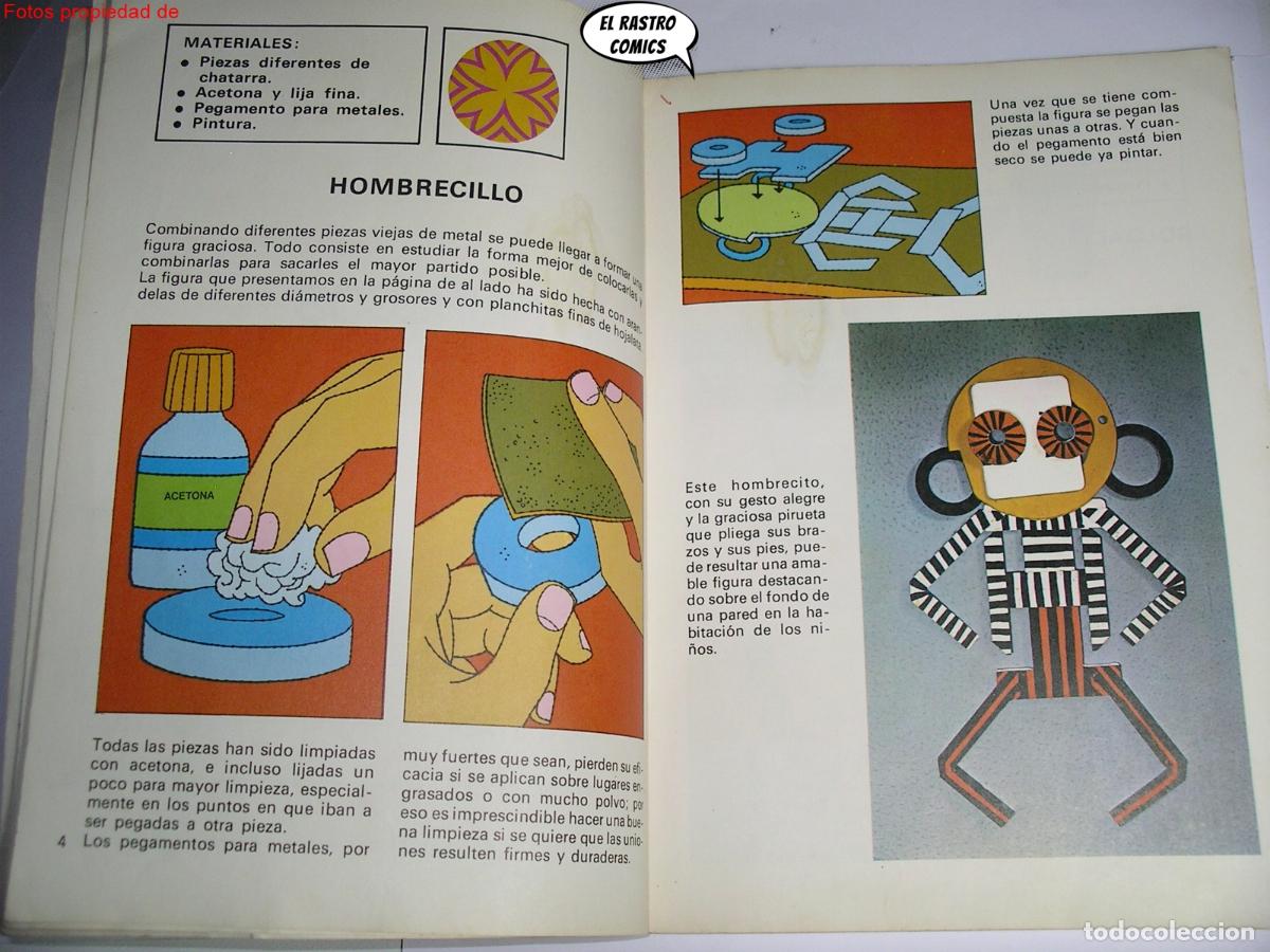 Libros de segunda mano: Para hacer con las manos mu&ntilde;ecos, ed. Altea 1979, B4 - Foto 5