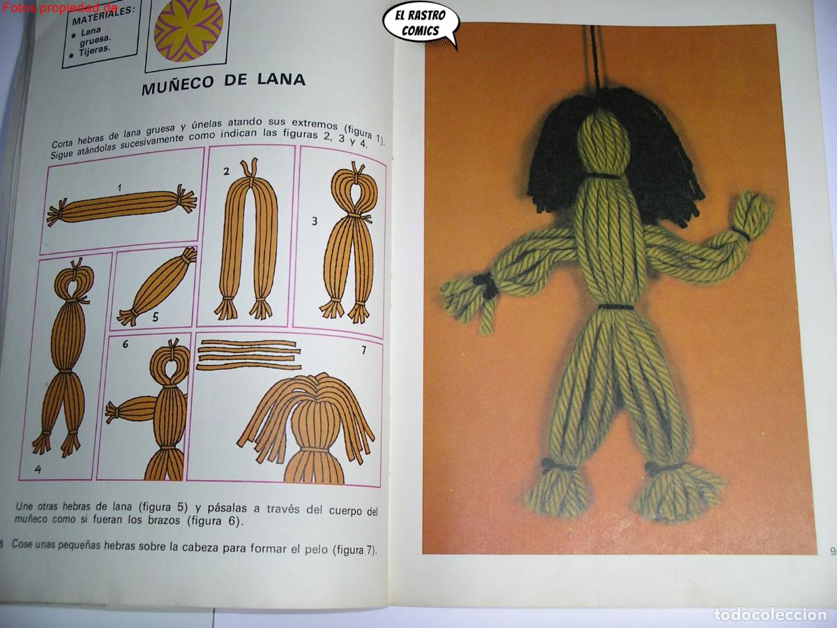 Libros de segunda mano: Para hacer con las manos mu&ntilde;ecos, ed. Altea 1979, B4 - Foto 6